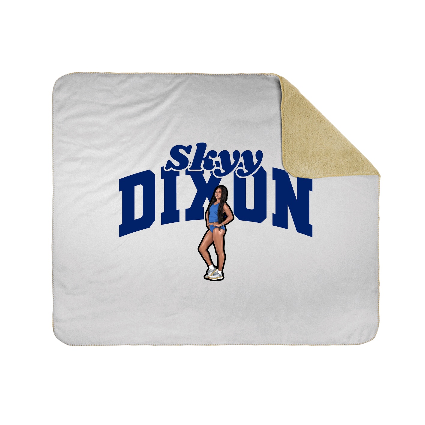 Throw Blanket — Signature Arch in White