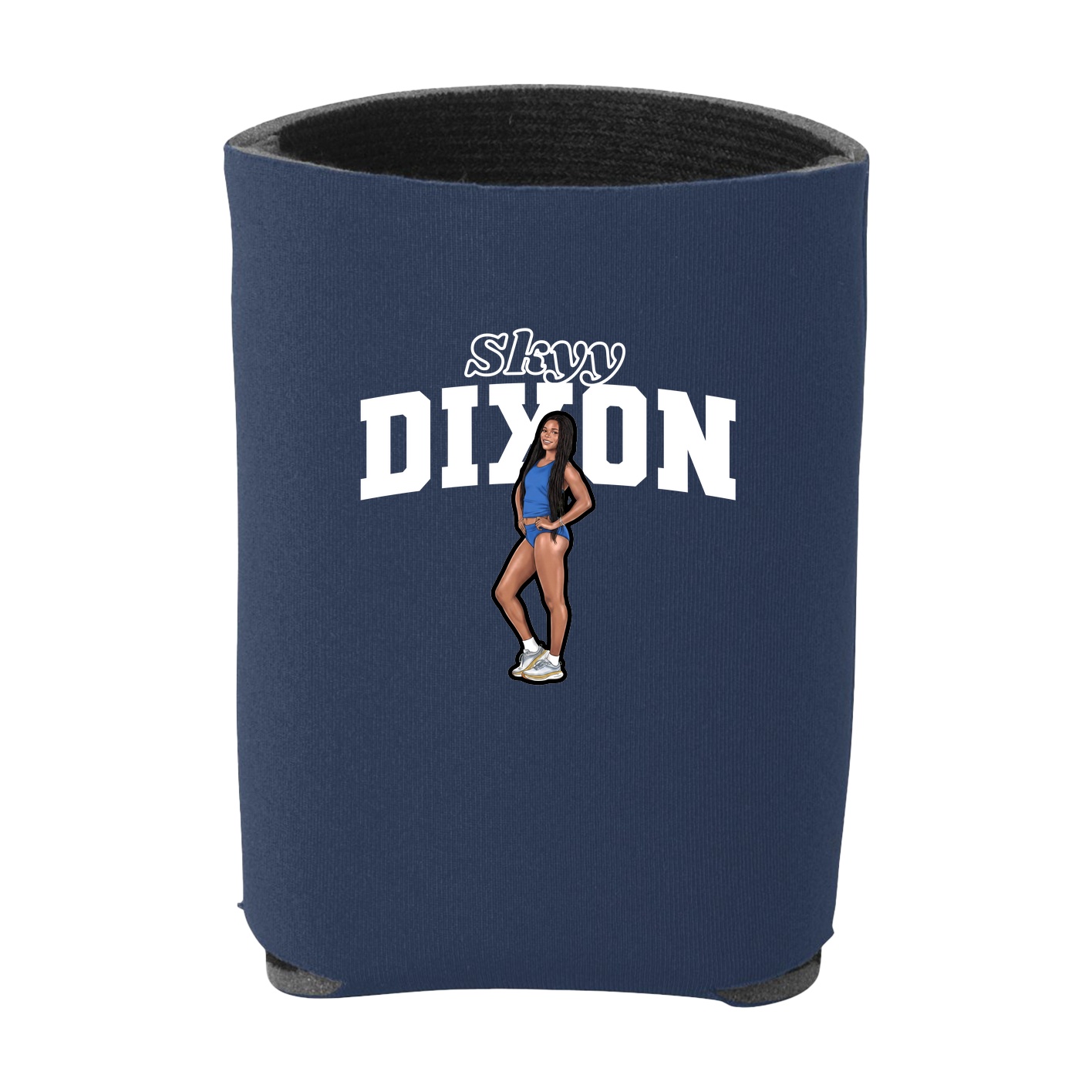 Can Holder — Name Arch in Navy