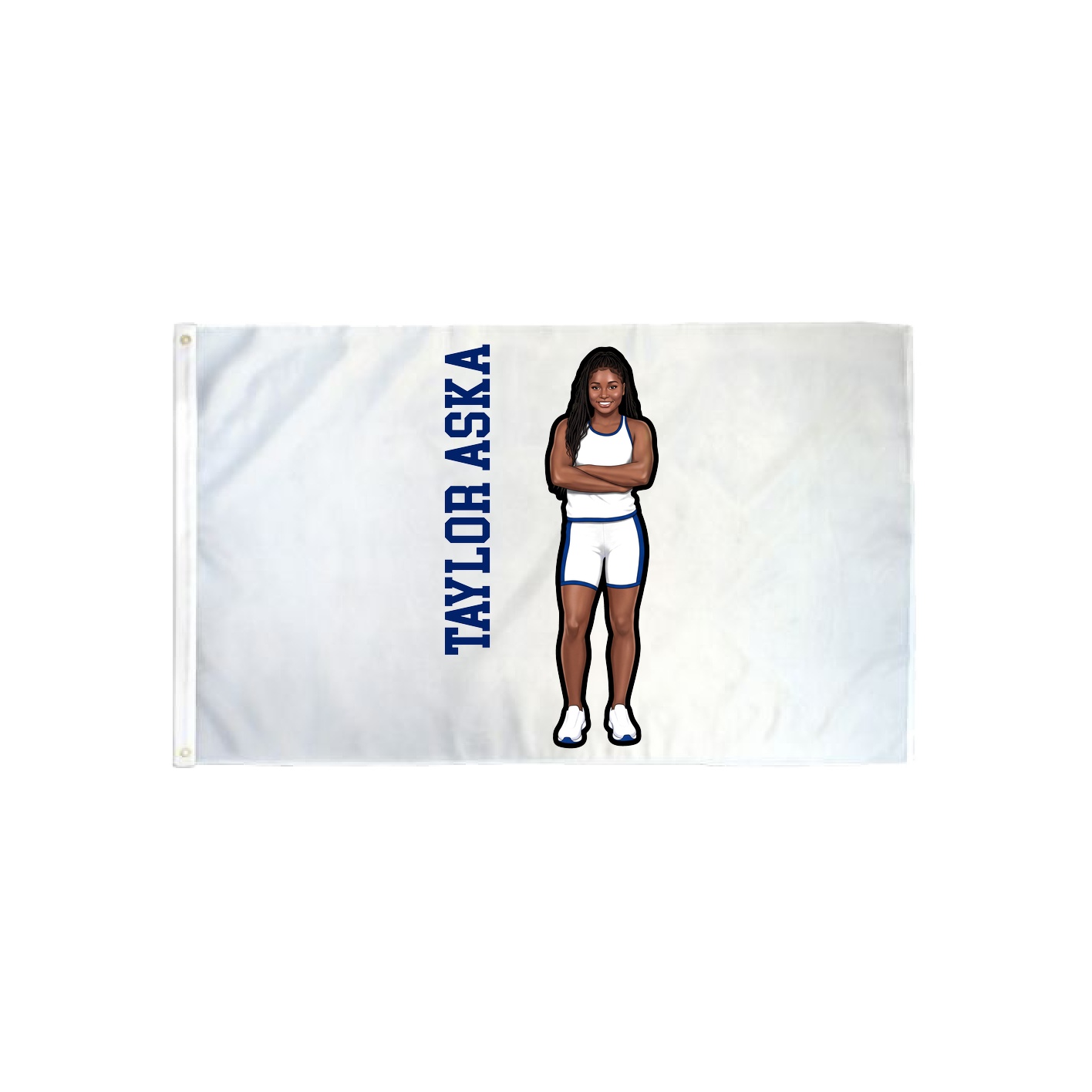 3x5 Flag — Name Vertical in Classic