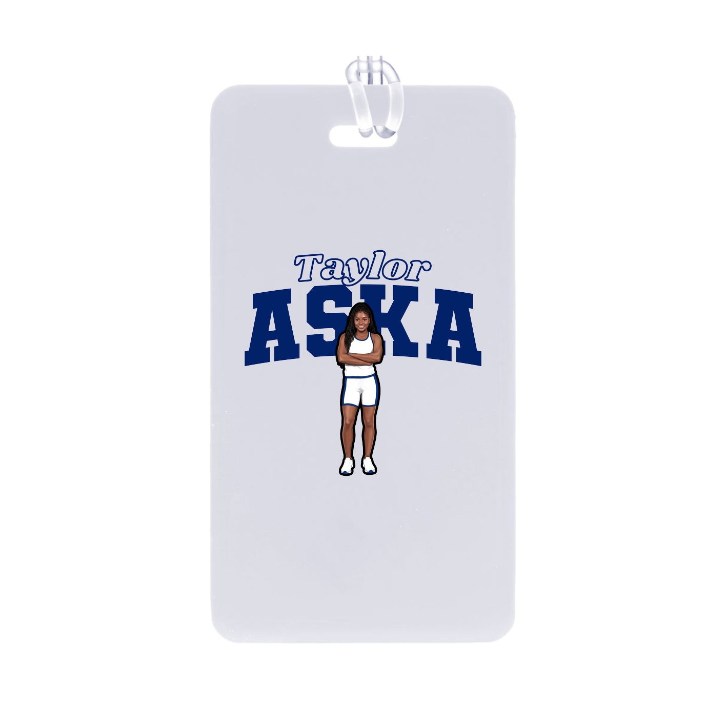 Bag Tag — Name Arch in Classic