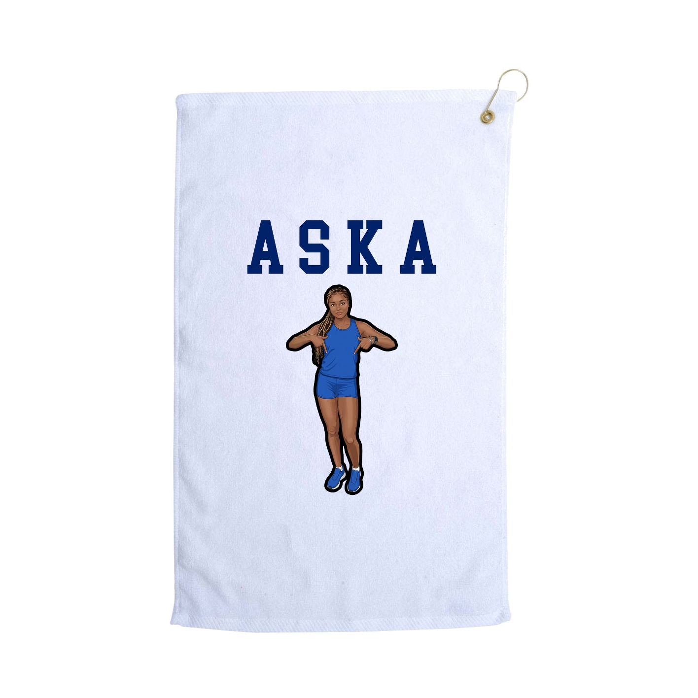 Golf Towel — Shirsey in White