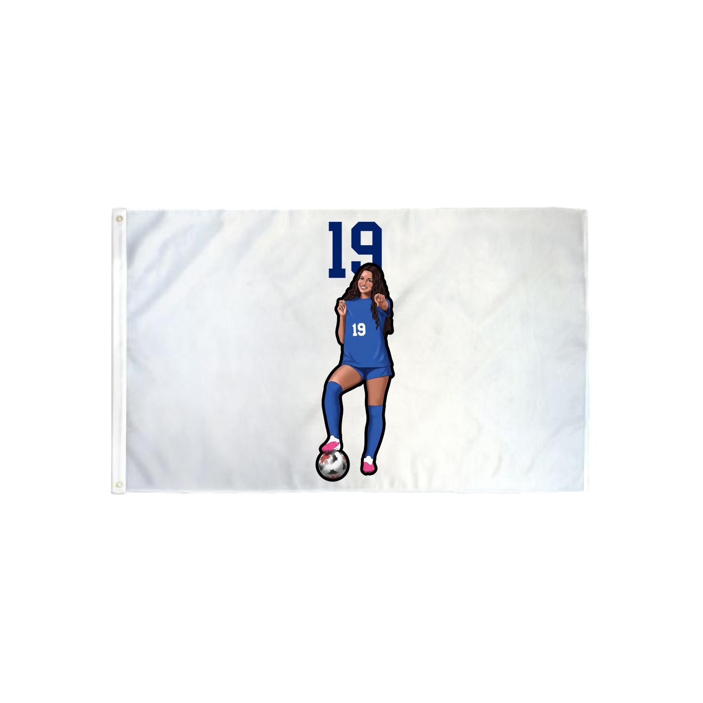 3x5 Flag — Number Top in Classic