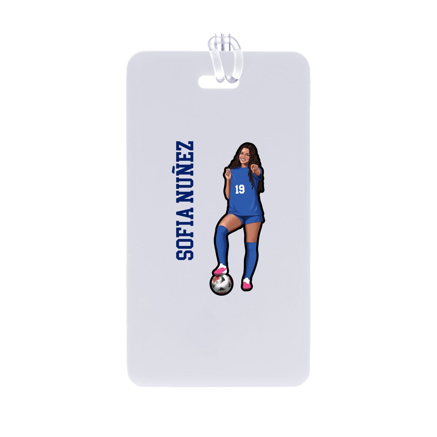 Bag Tag — Name Vertical in Classic