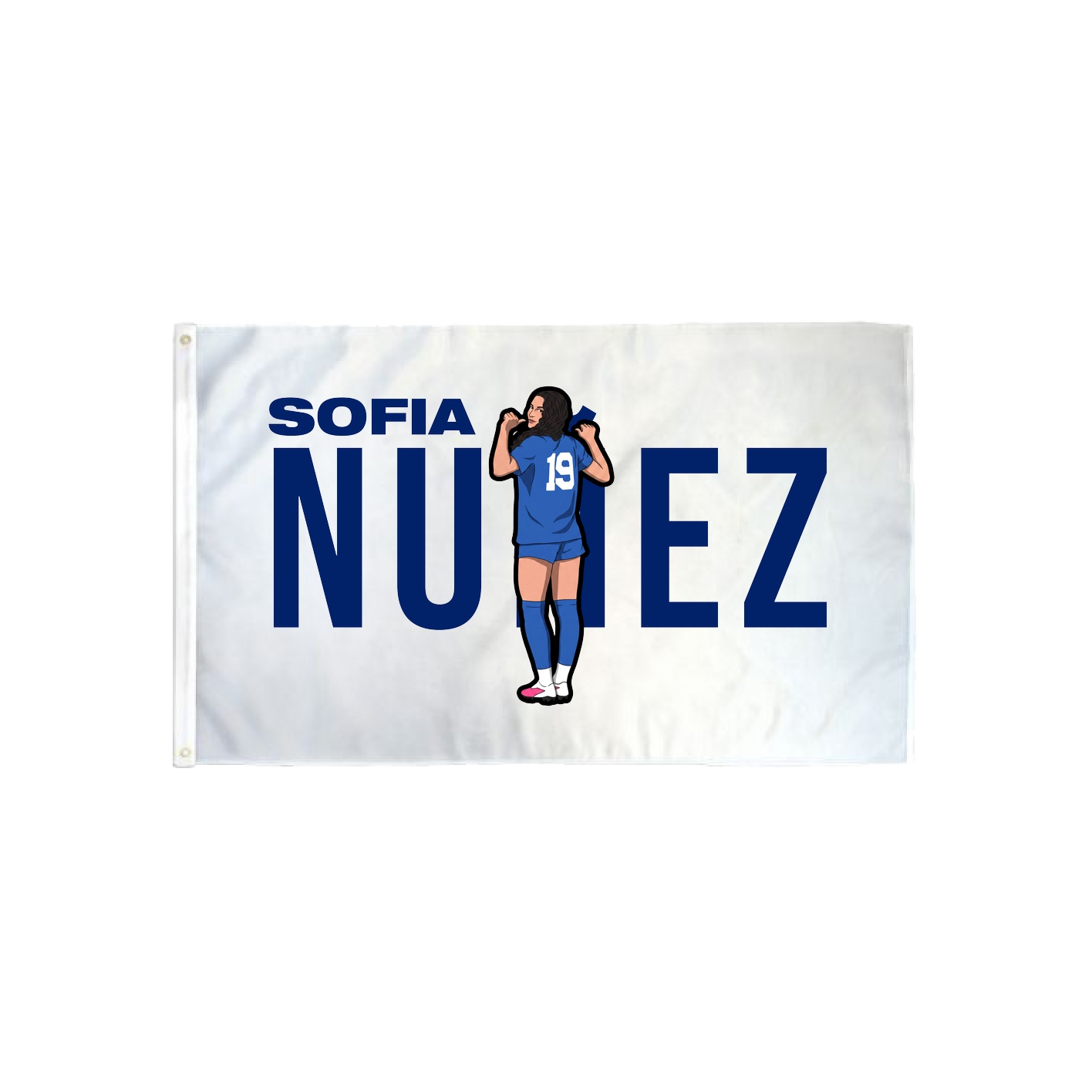3x5 Flag — Player Name in Classic