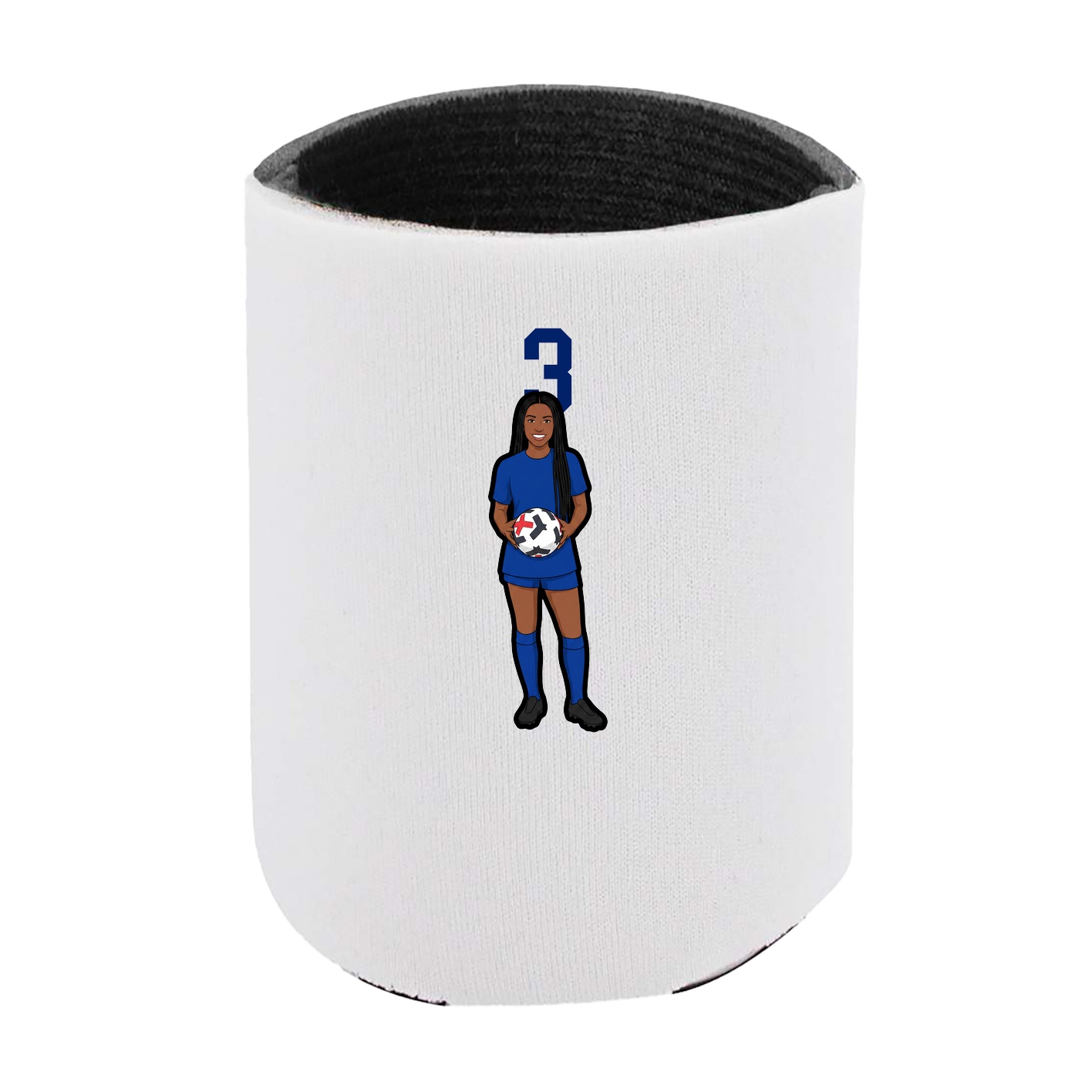 Can Holder — Number Top in White
