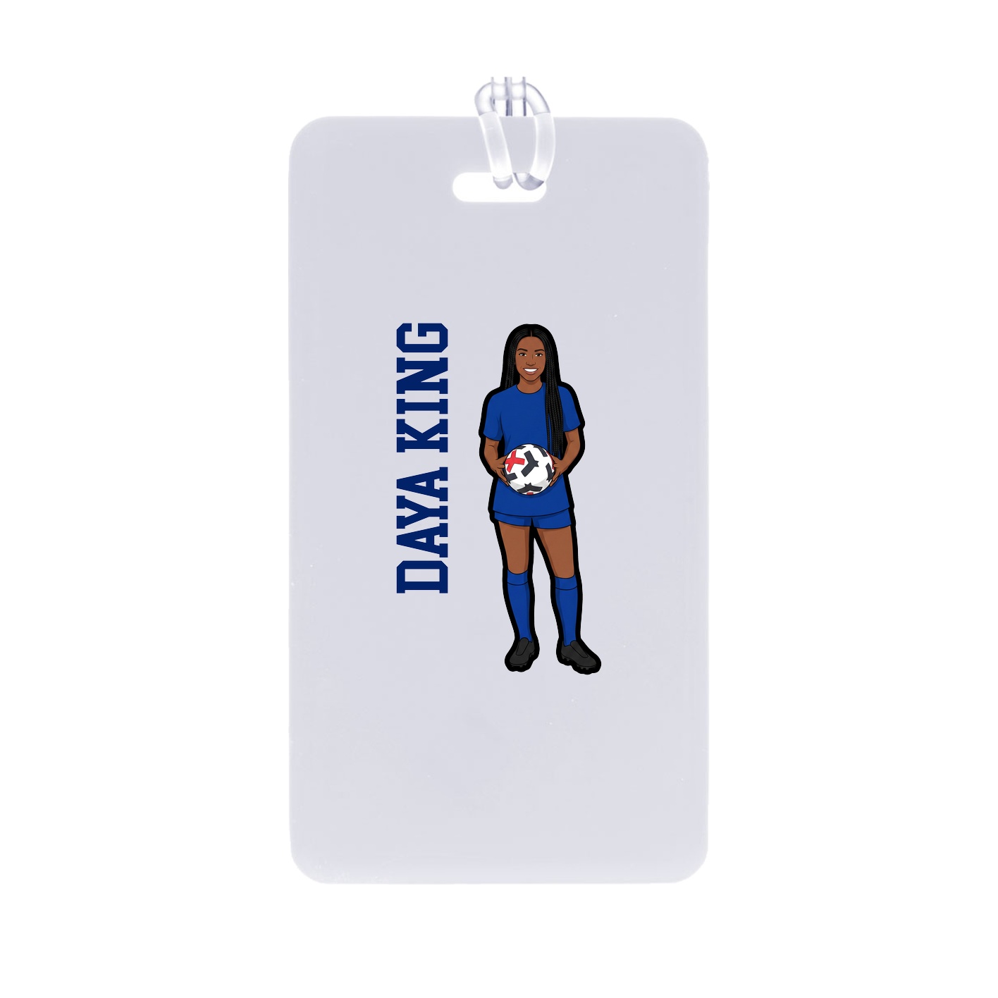 Bag Tag — Name Vertical in Classic