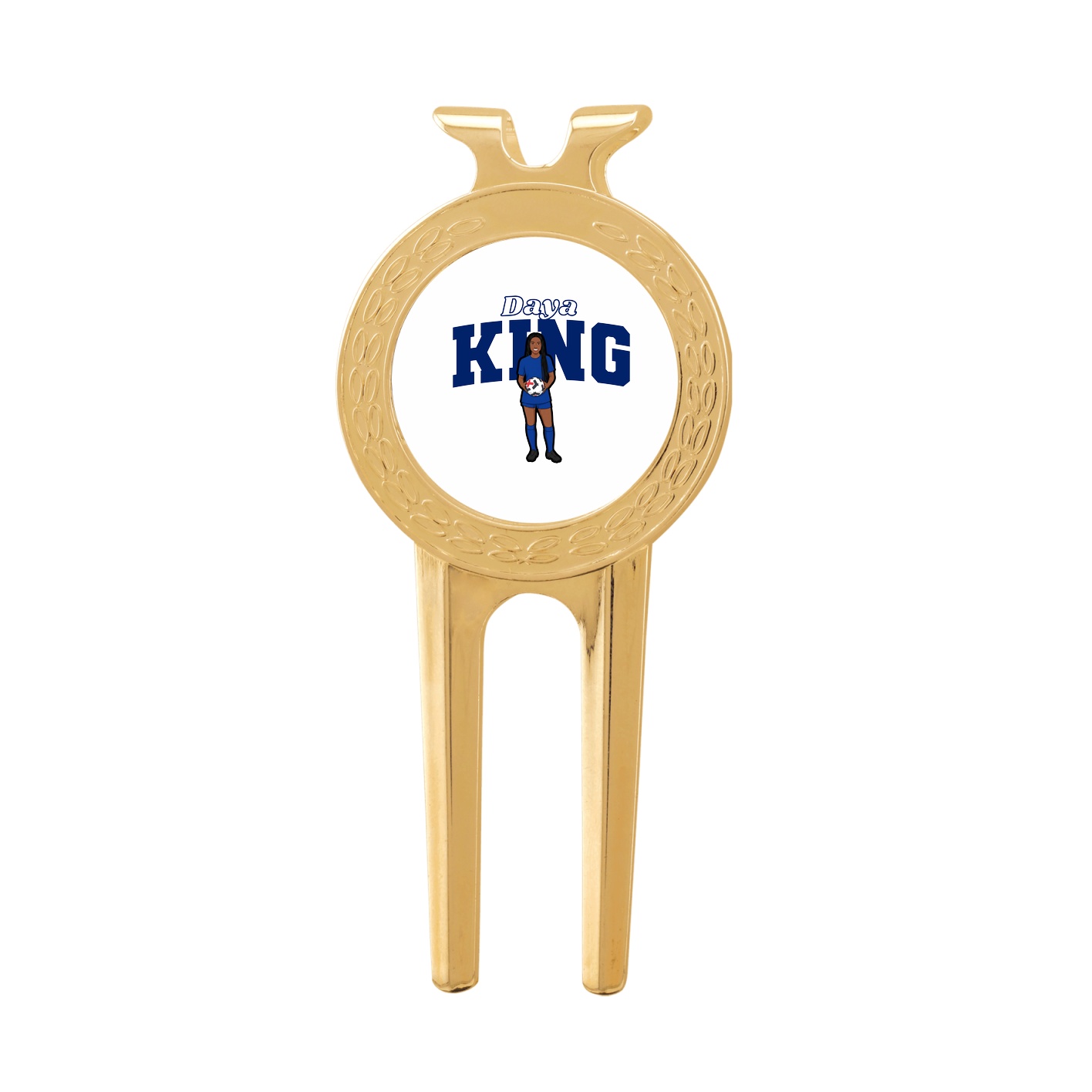 Divot Tool with Ball Marker — Name Arch in Classic