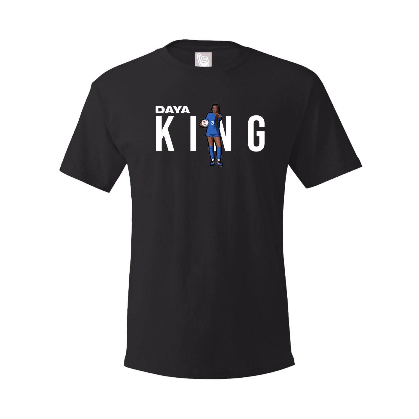 Youth Tee — Player Name in Black