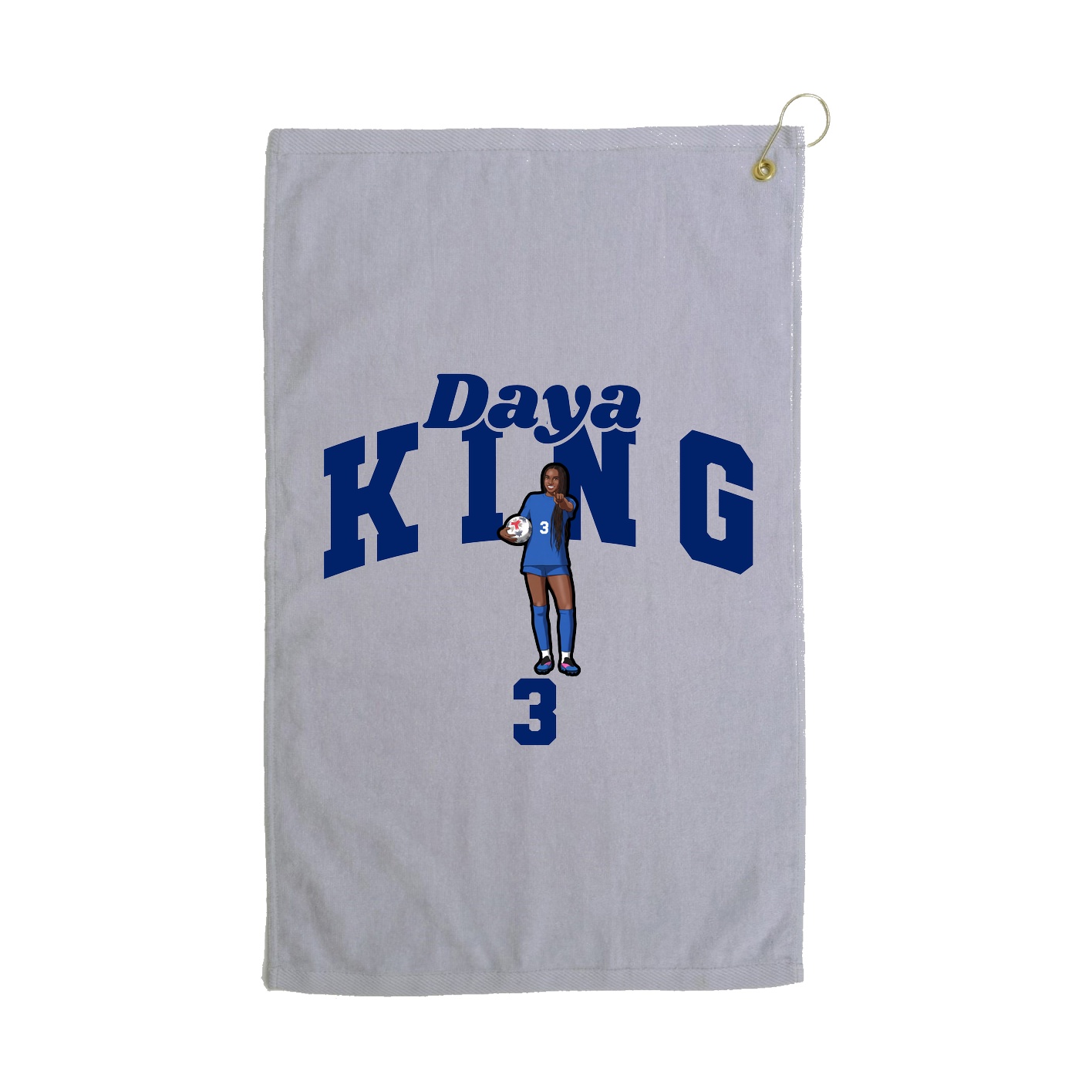 Golf Towel — Signature Arch in Grey