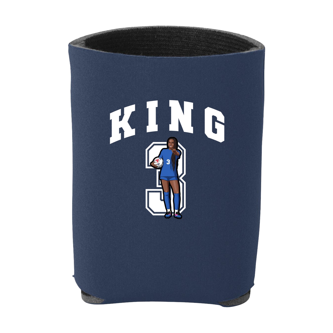 Can Holder — Number in Navy
