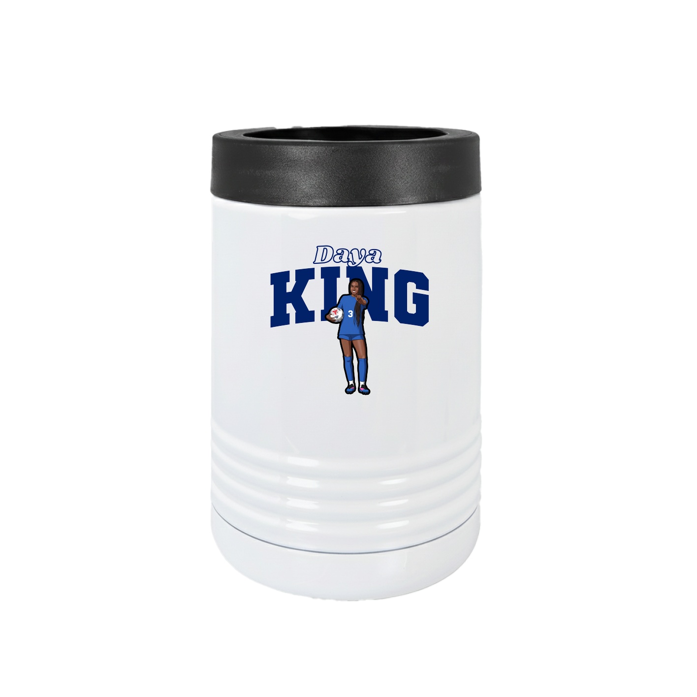Beverage Holder — Name Arch in White