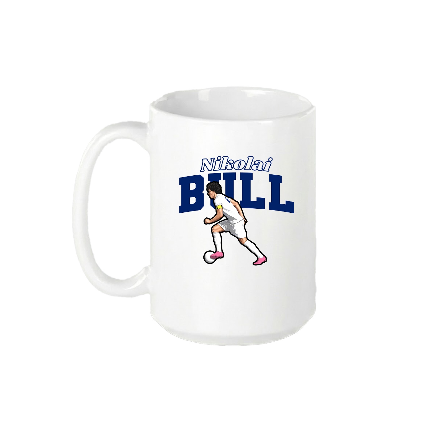 15oz Coffee Mug — Name Arch in White