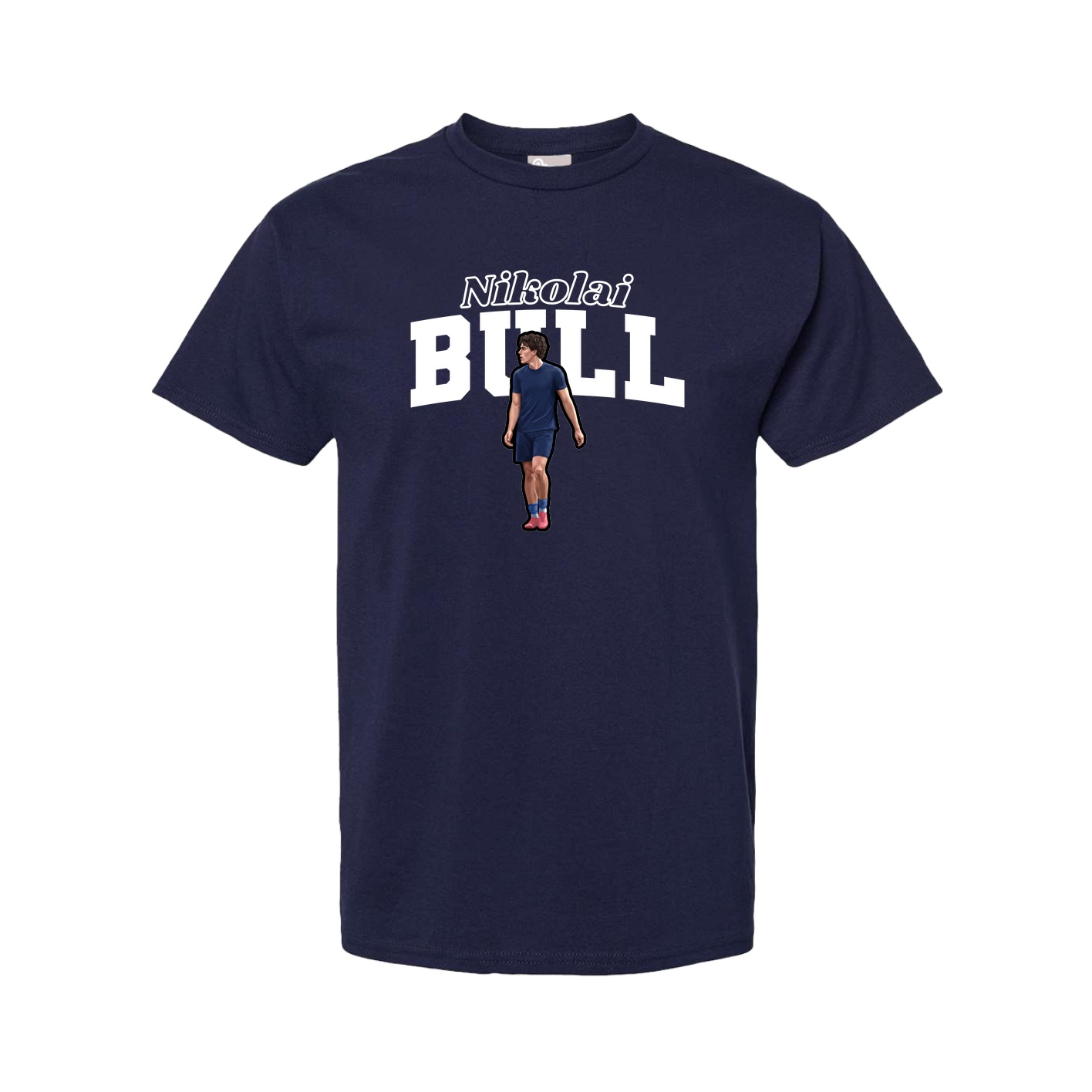 Youth Tee — Name Arch in Navy