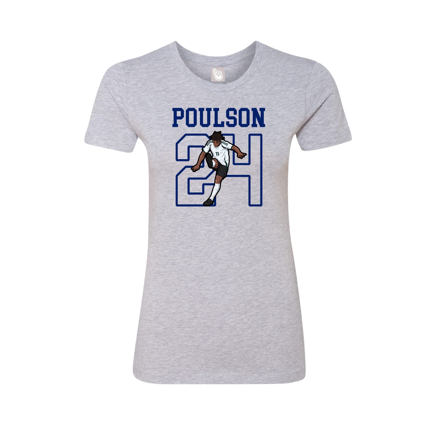 Fitted Women's Tee — Shirsey in Grey