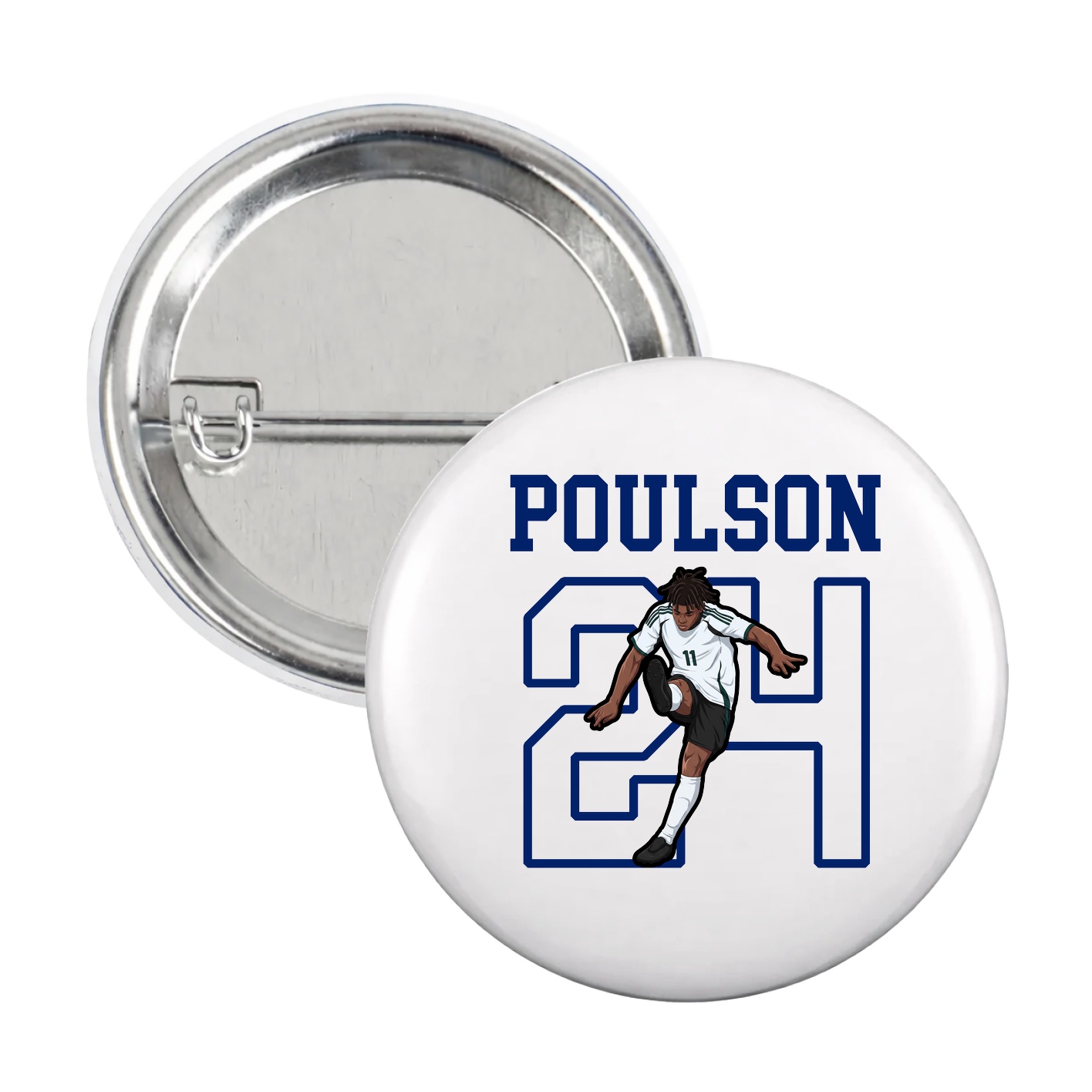 Game Day Button — Shirsey in White