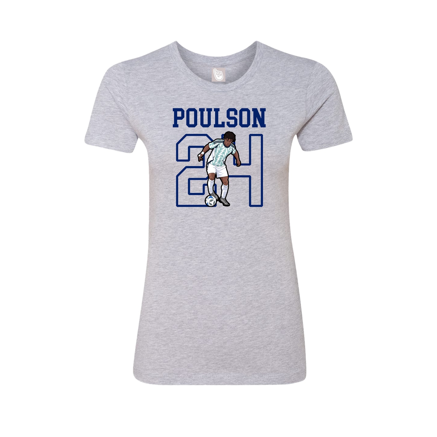 Fitted Women's Tee — Shirsey in Grey