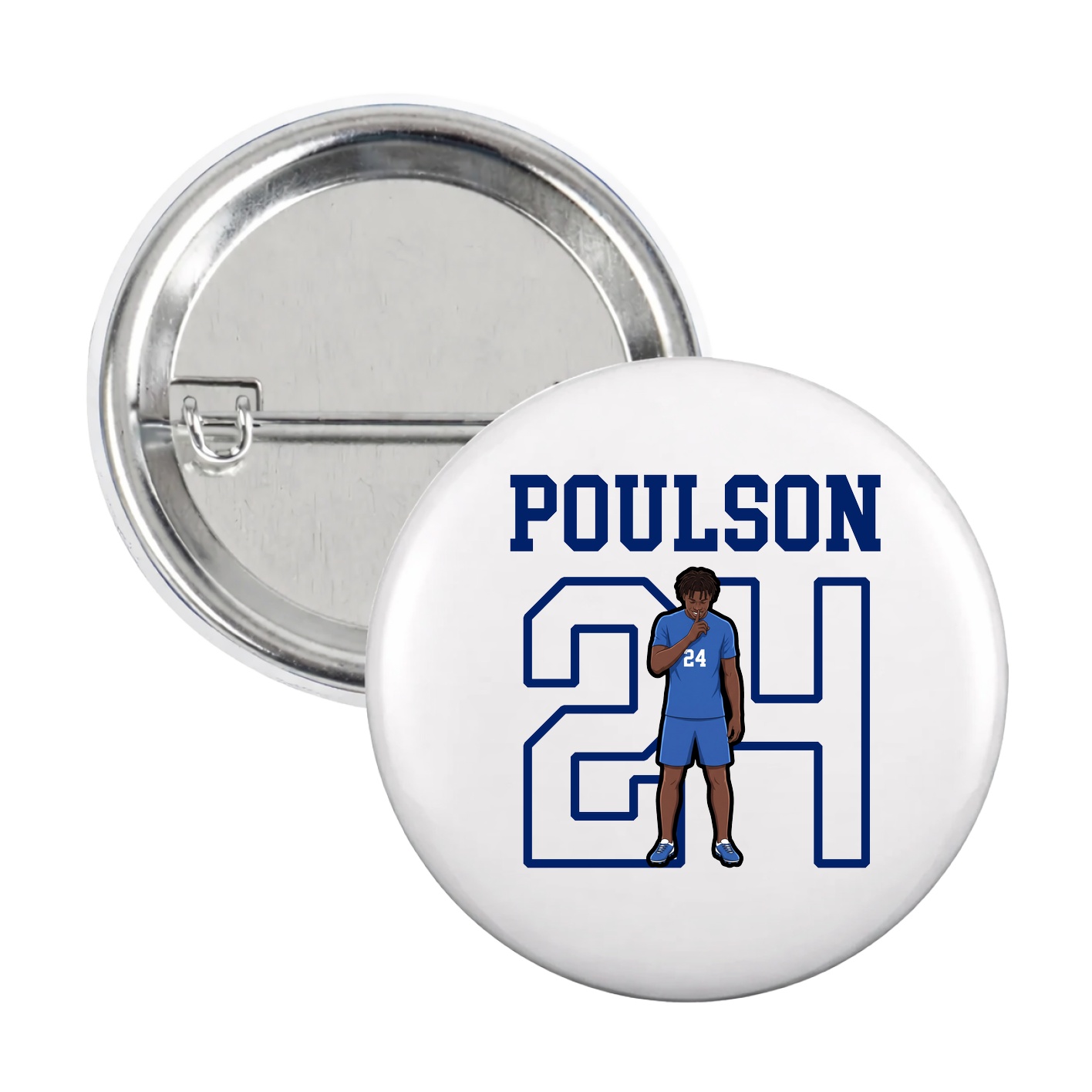 Game Day Button — Shirsey in White