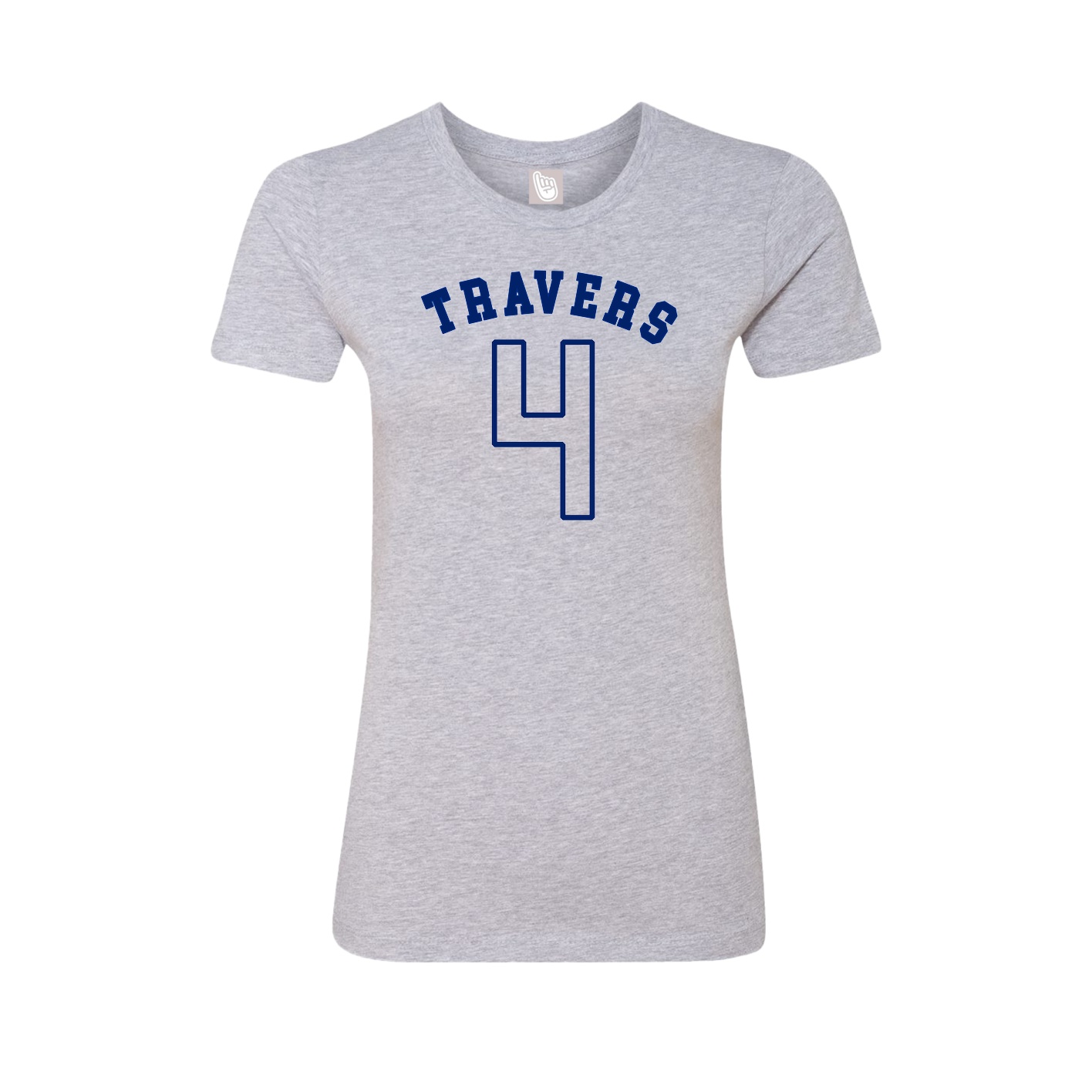 Fitted Women's Tee — Shirsey Arch in Grey
