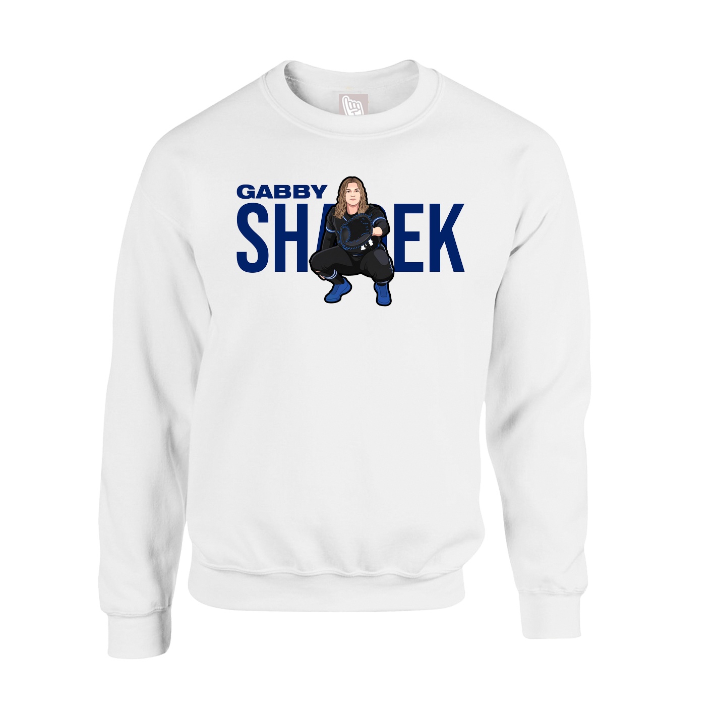 Fleece Crew — Player Name in White