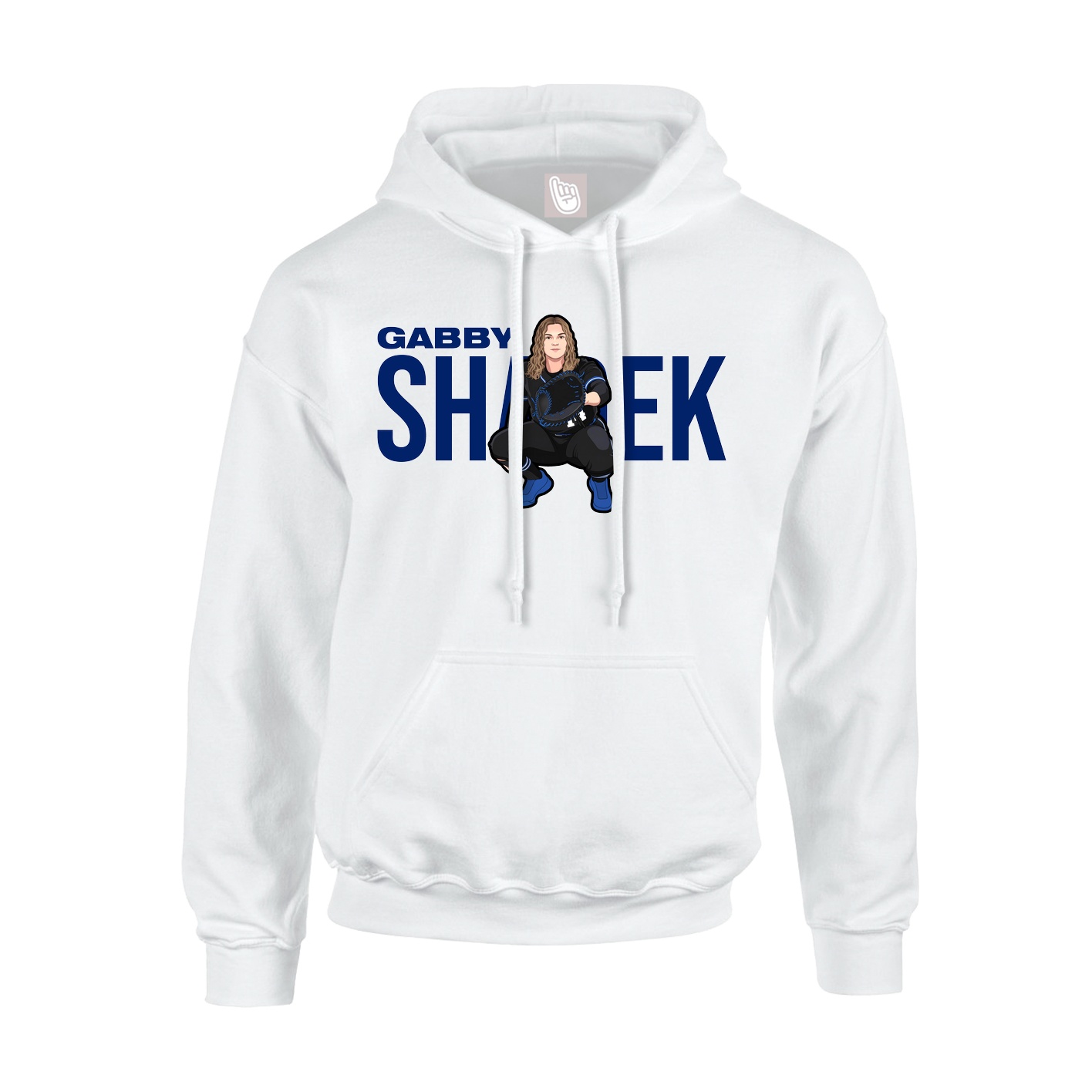 Youth Hoodie — Player Name in White