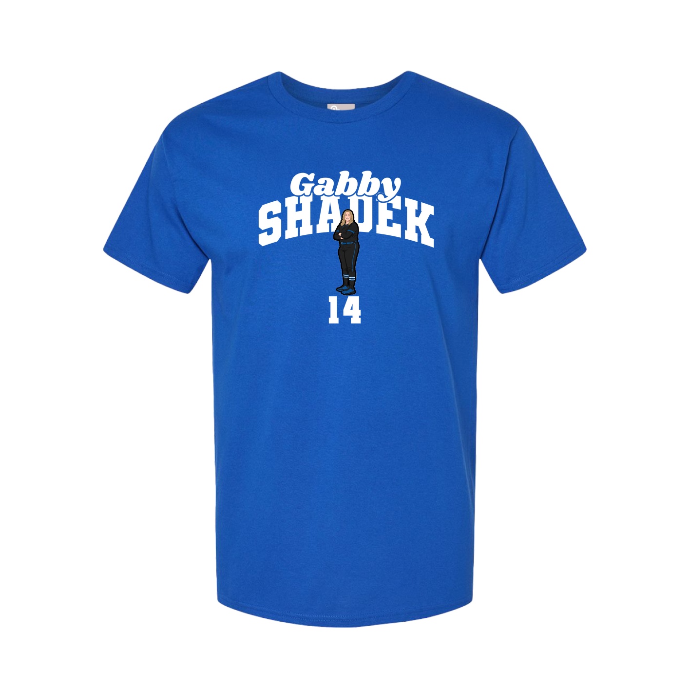 Tee — Signature Arch in Royal
