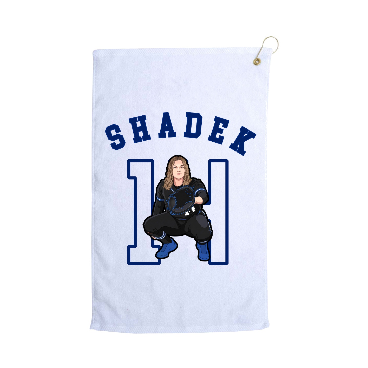 Golf Towel — Shirsey Arch in White