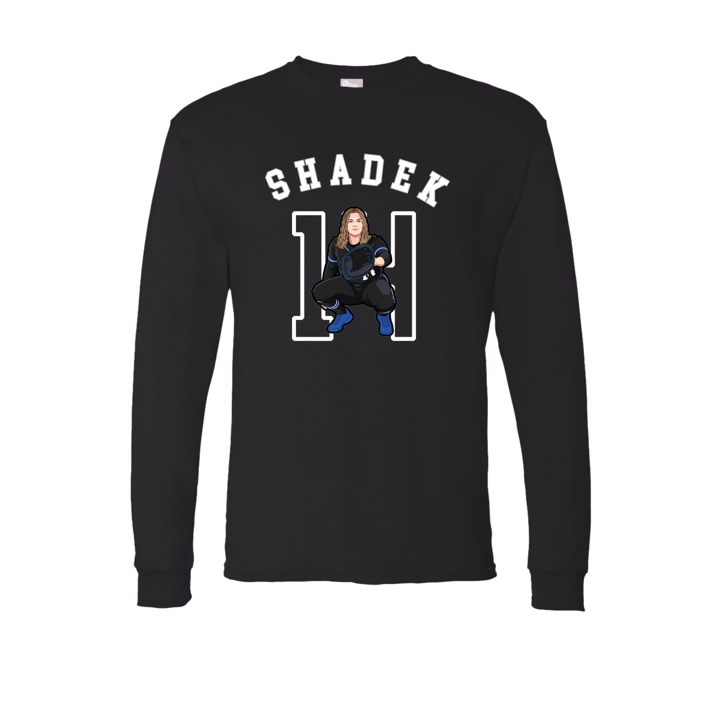 Long Sleeve Tee — Shirsey Arch in Black