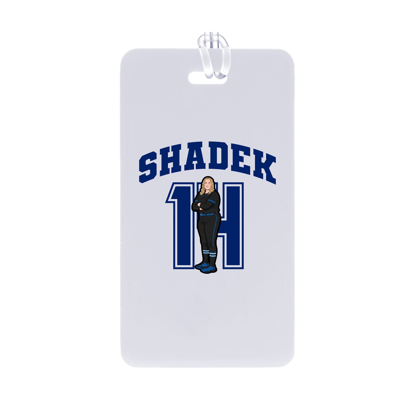 Bag Tag — Number in Classic