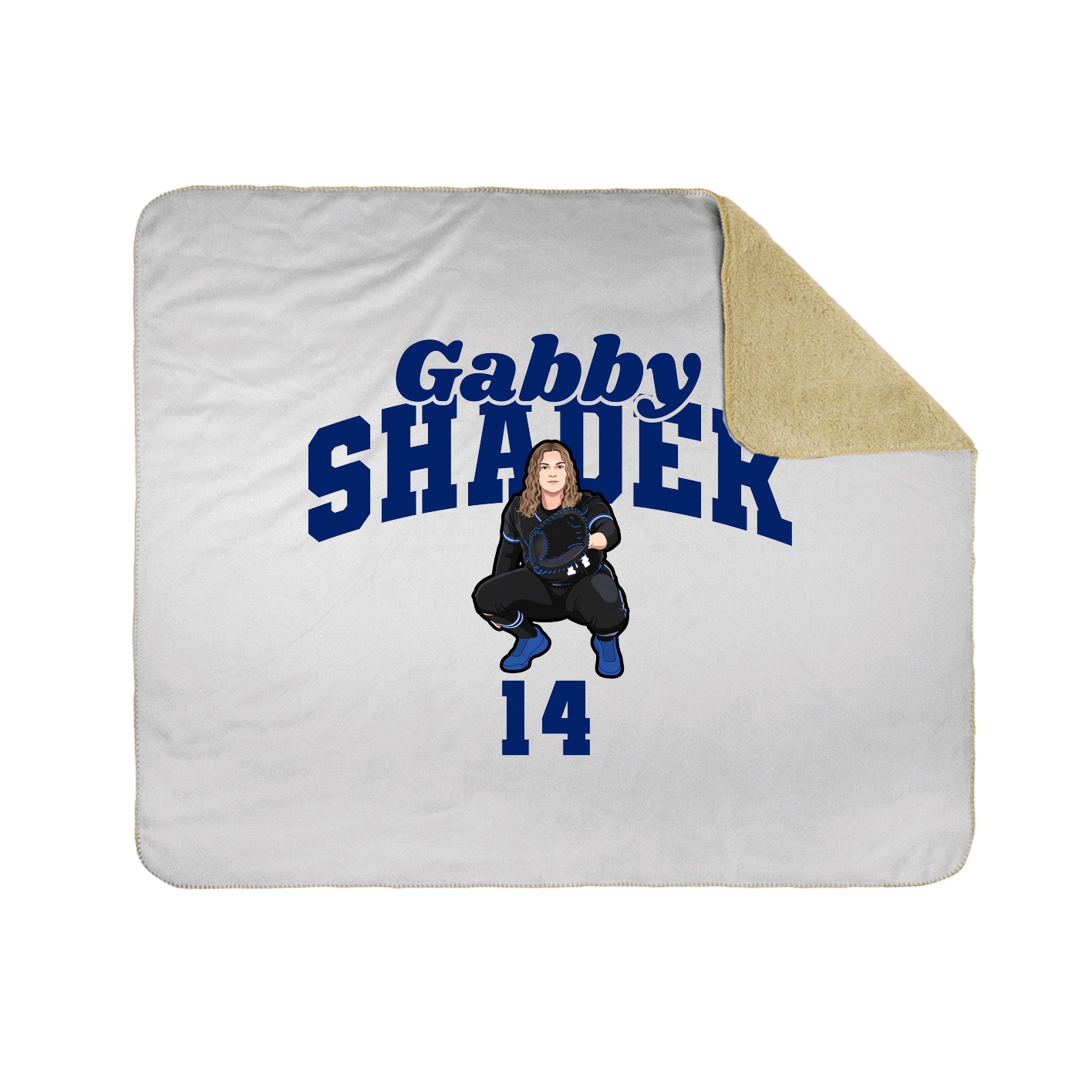 Throw Blanket — Signature Arch in White