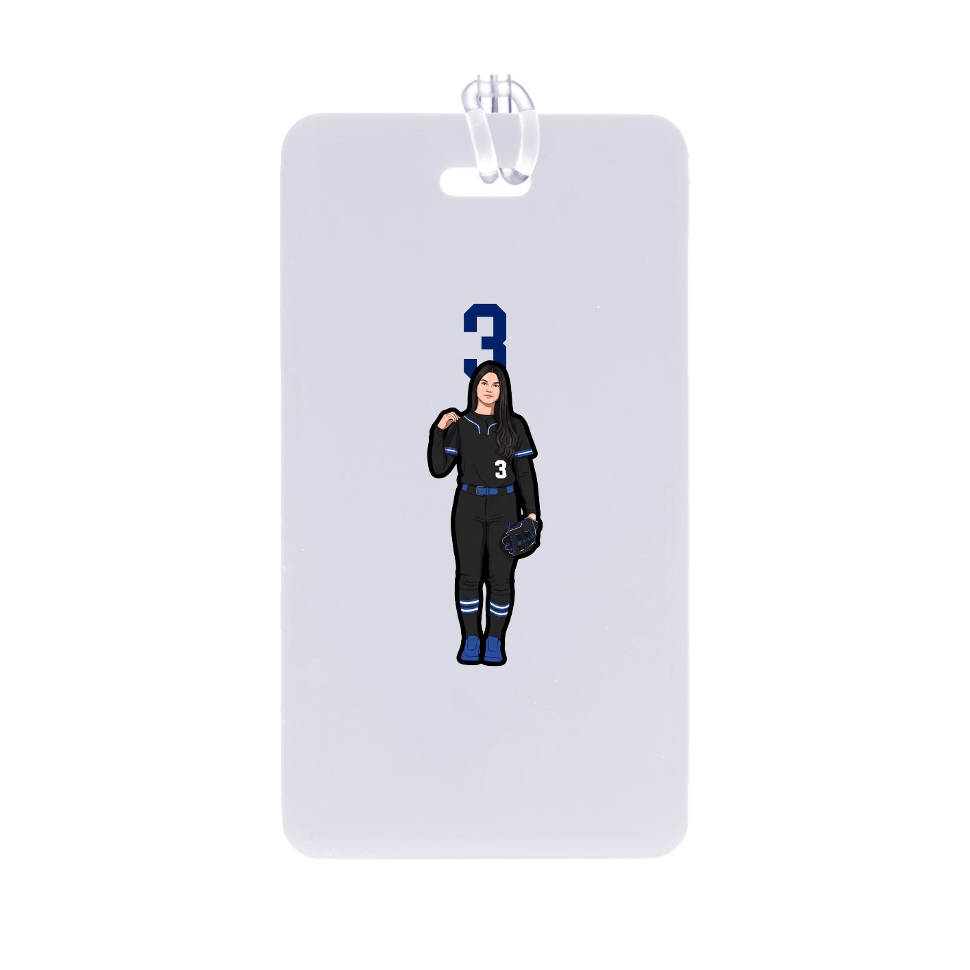 Bag Tag — Number Top in Classic