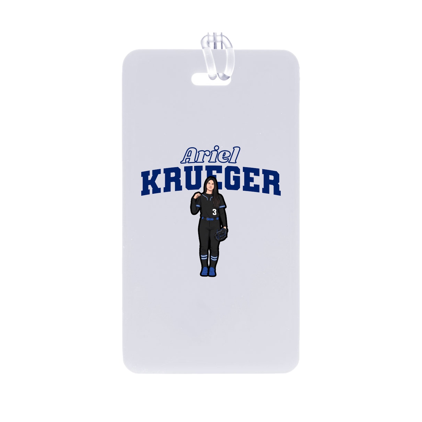 Bag Tag — Name Arch in Classic