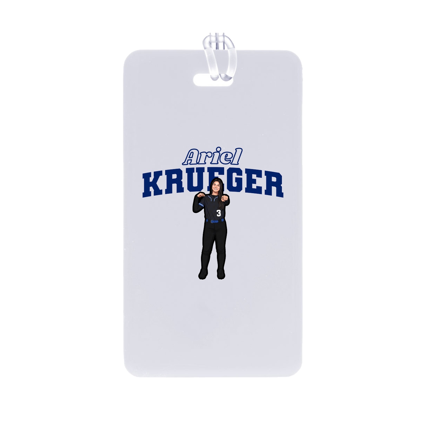 Bag Tag — Name Arch in Classic