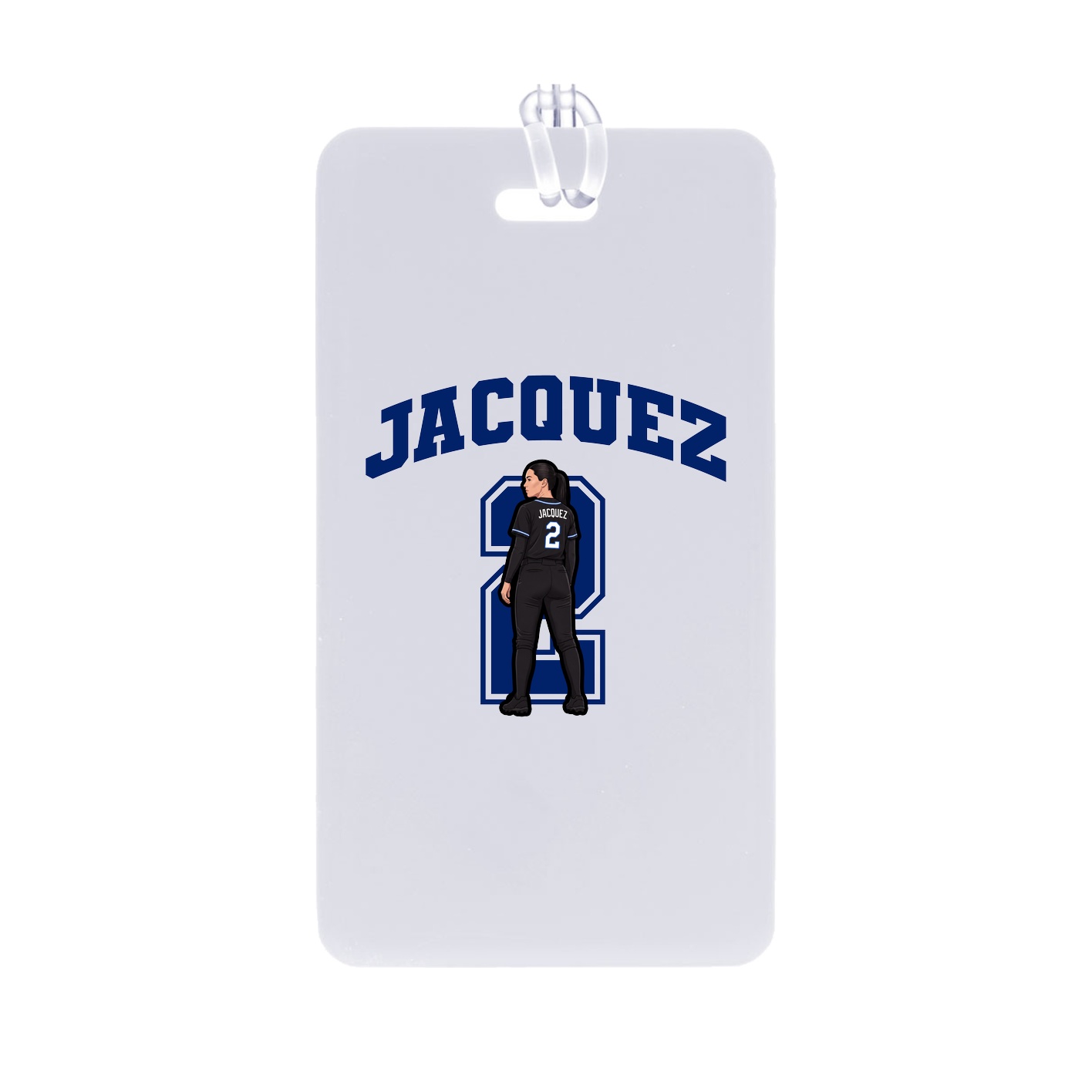 Bag Tag — Number in Classic