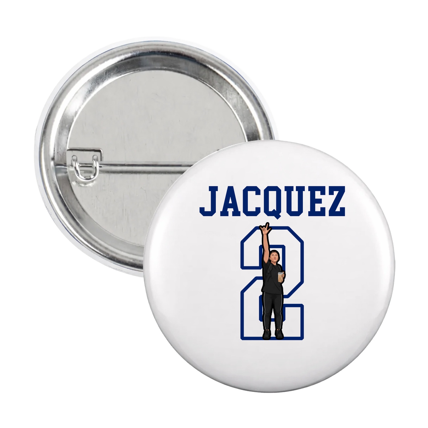 Game Day Button — Shirsey in White