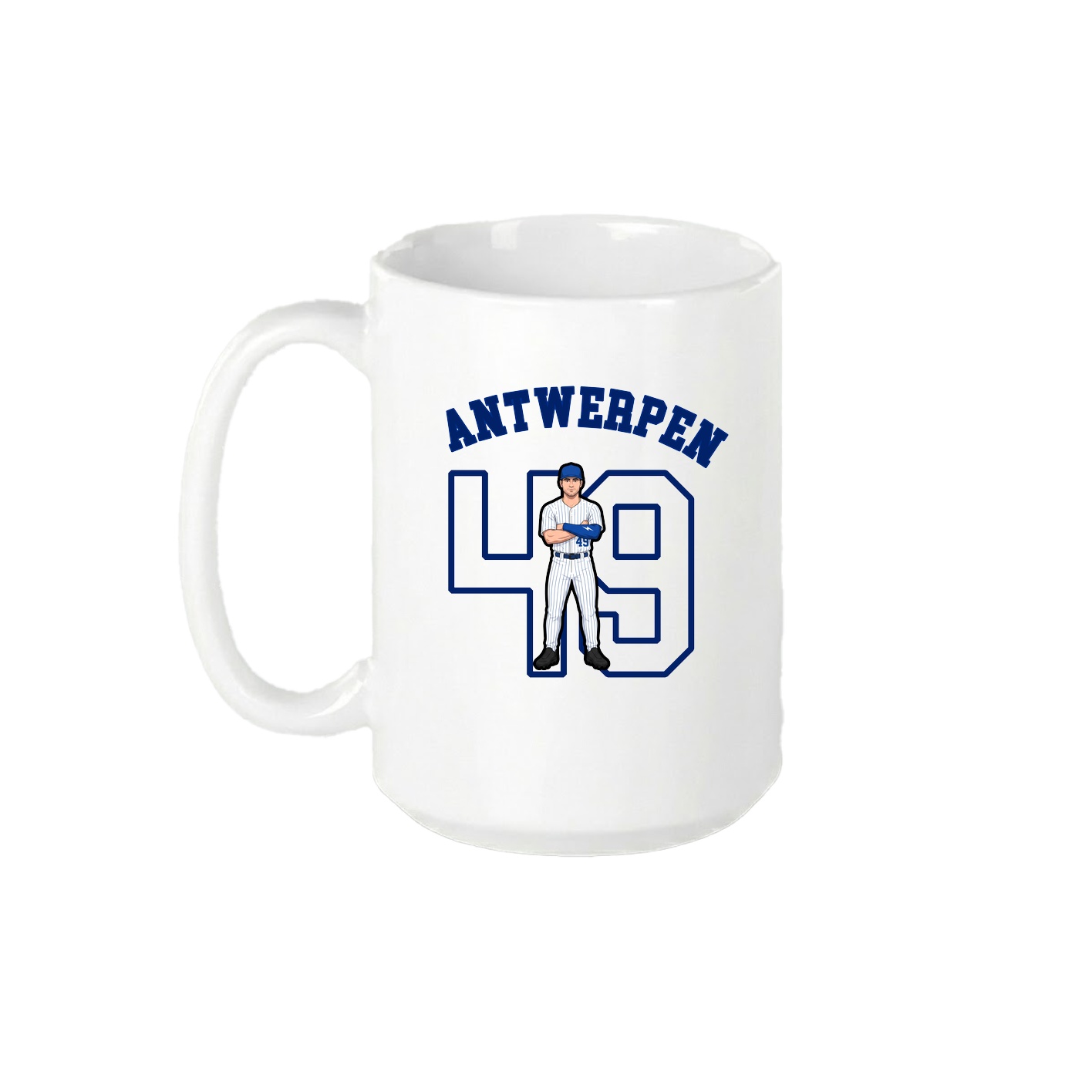 15oz Coffee Mug — Shirsey Arch in White