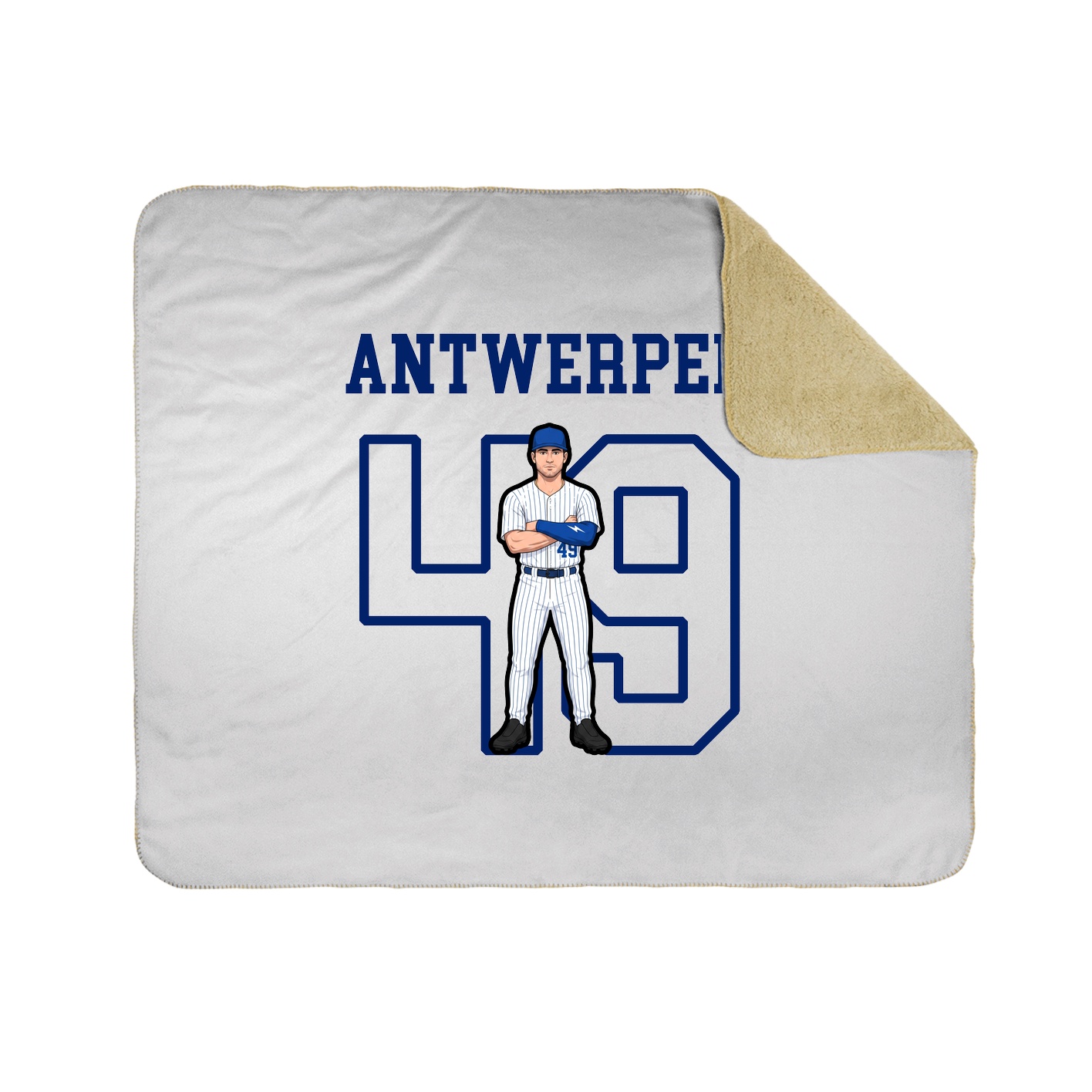Throw Blanket — Shirsey in White