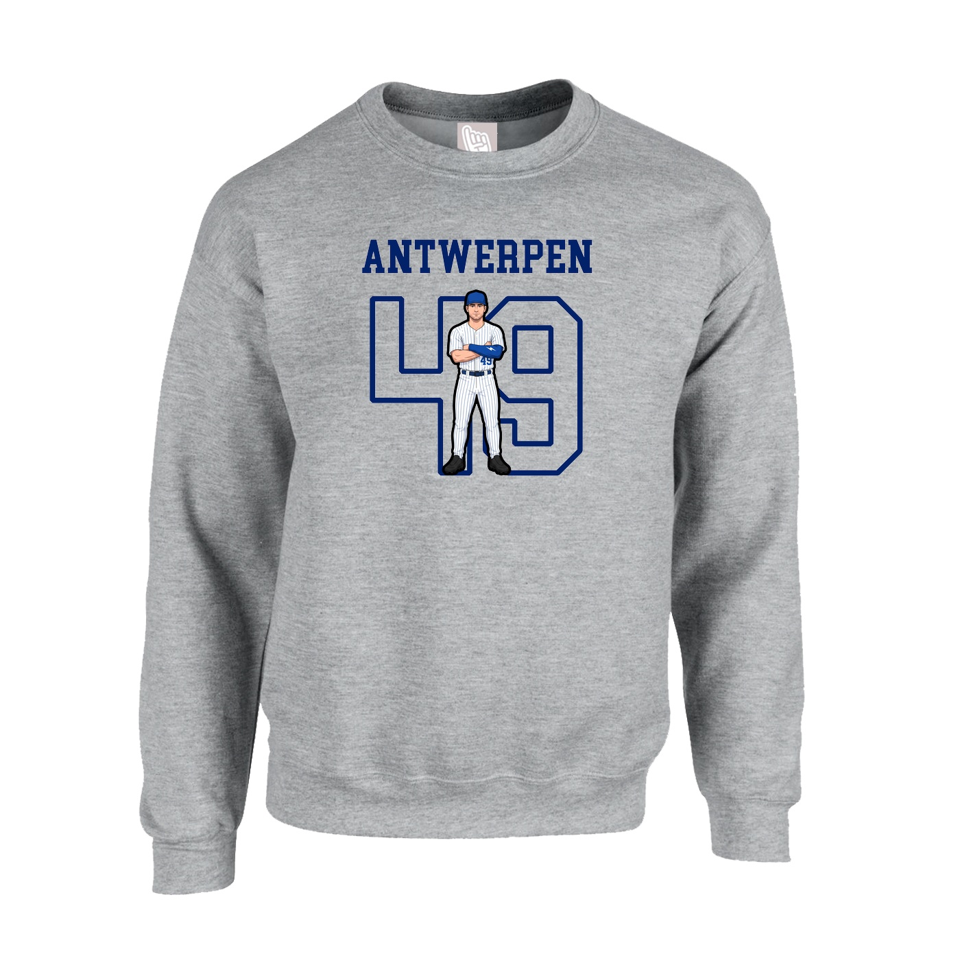 Fleece Crew — Shirsey in Grey