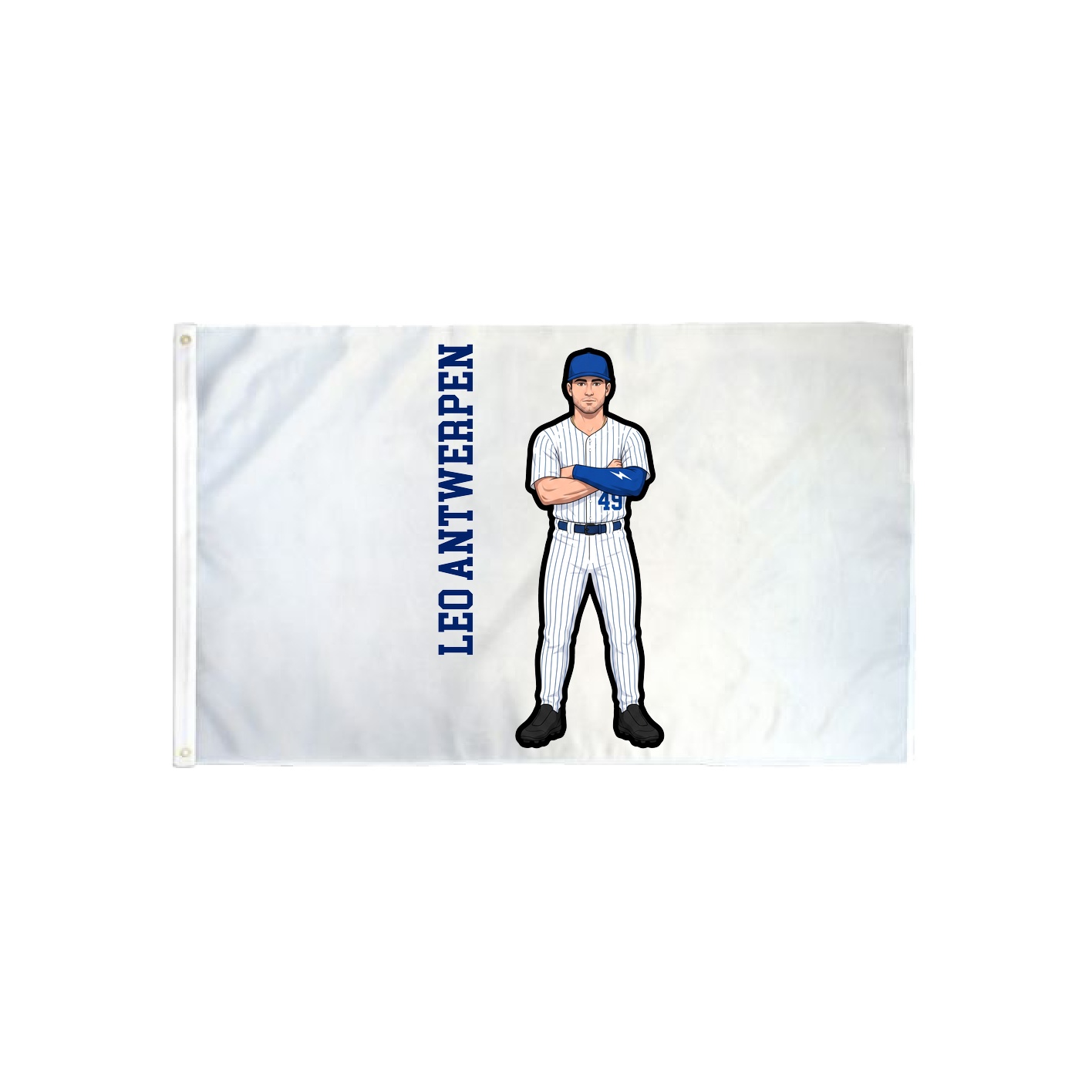 3x5 Flag — Name Vertical in Classic