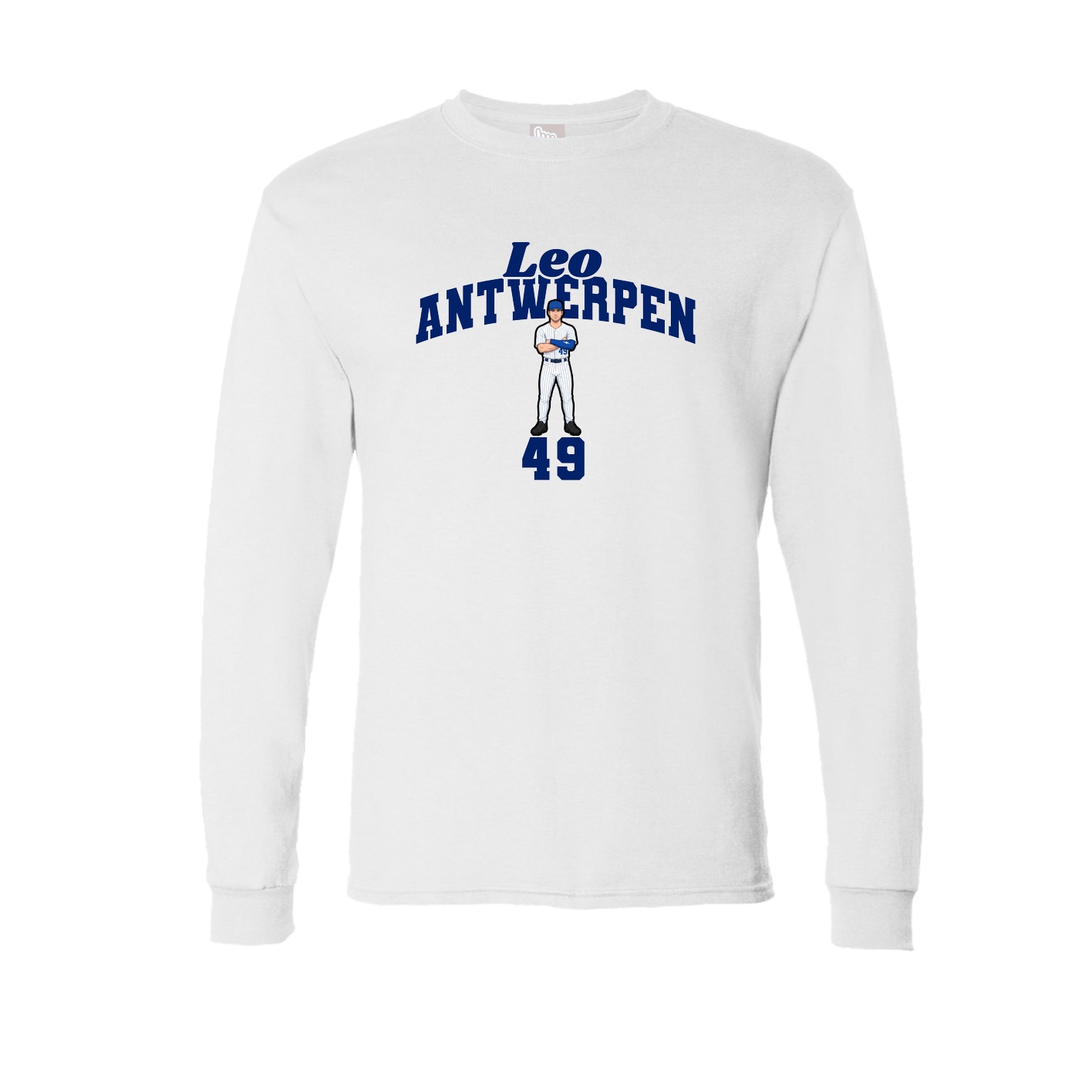 Long Sleeve Tee — Signature Arch in White