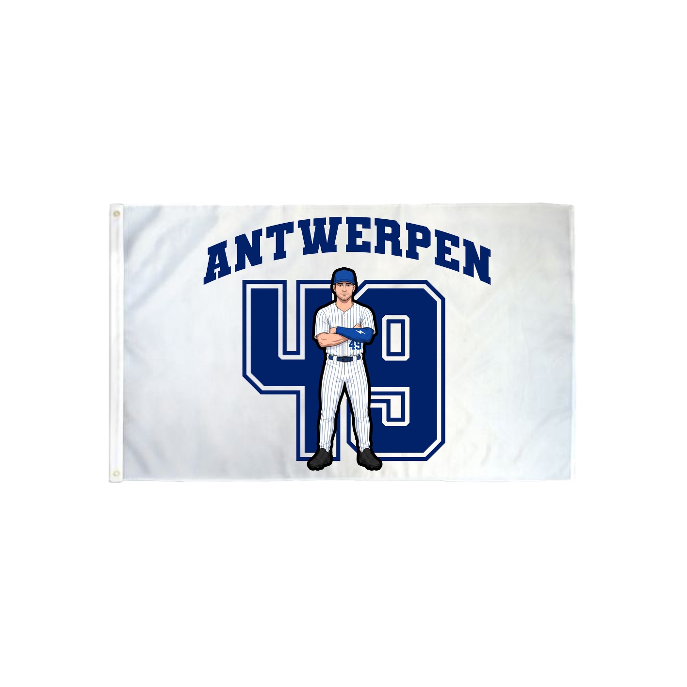 3x5 Flag — Number in Classic