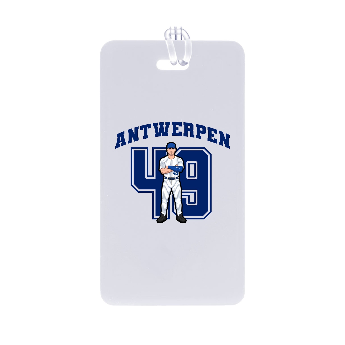 Bag Tag — Number in Classic