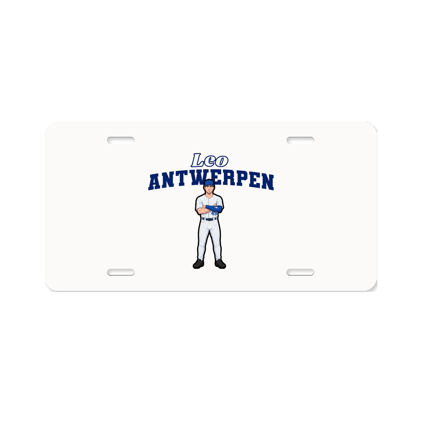 License Plate — Name Arch in Classic