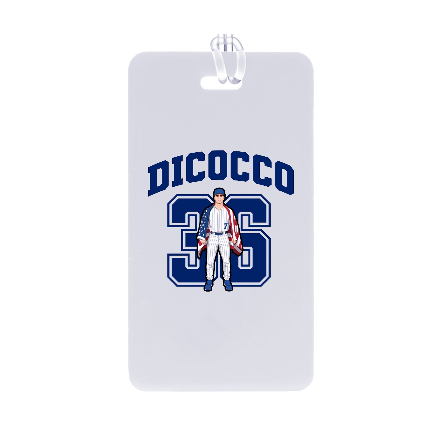 Bag Tag — Number in Classic