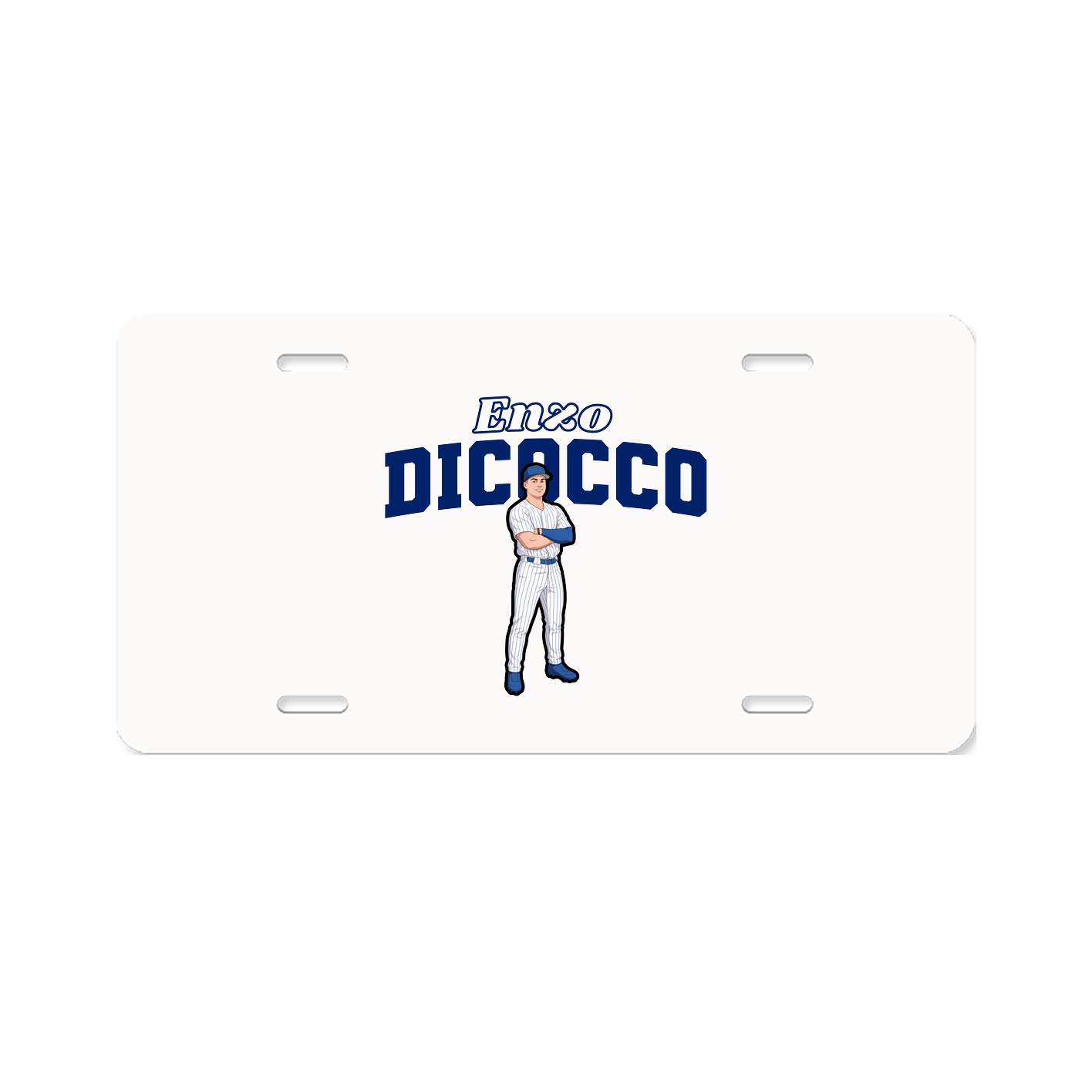 License Plate — Name Arch in Classic