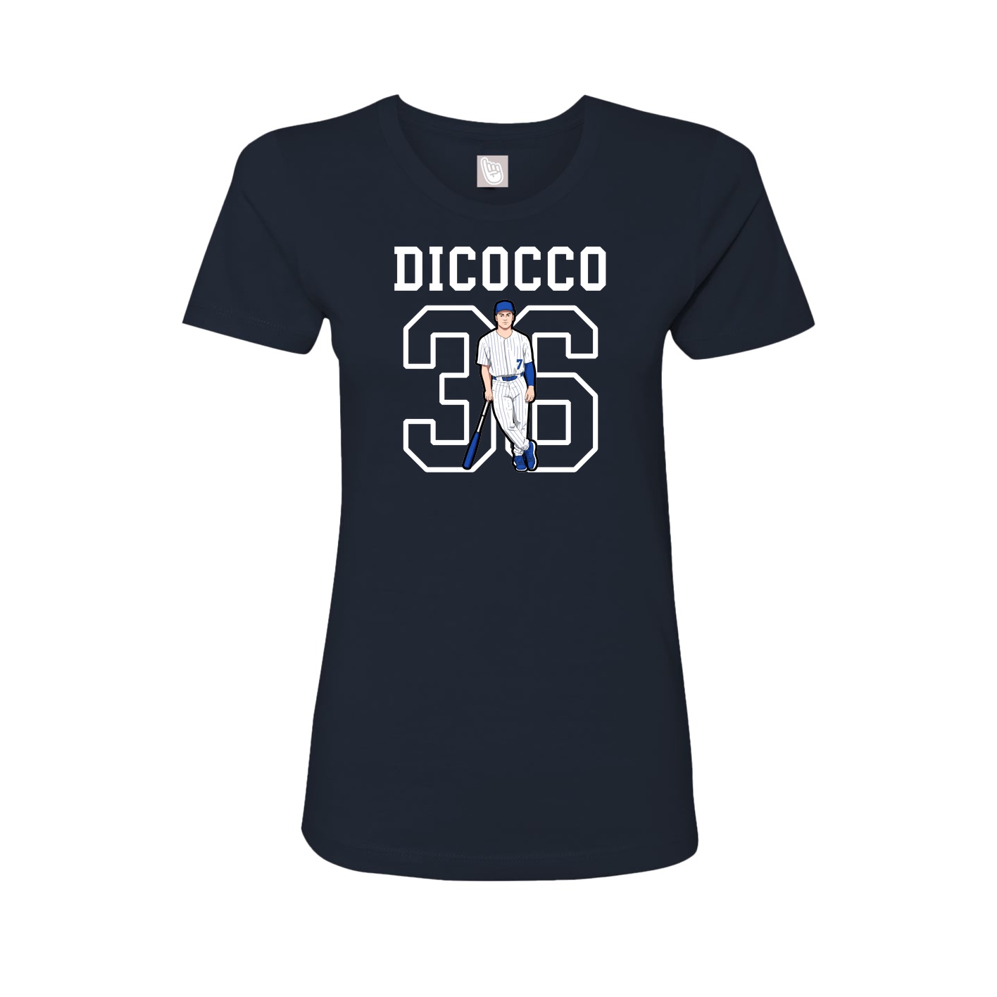 Fitted Women's Tee — Shirsey in Navy