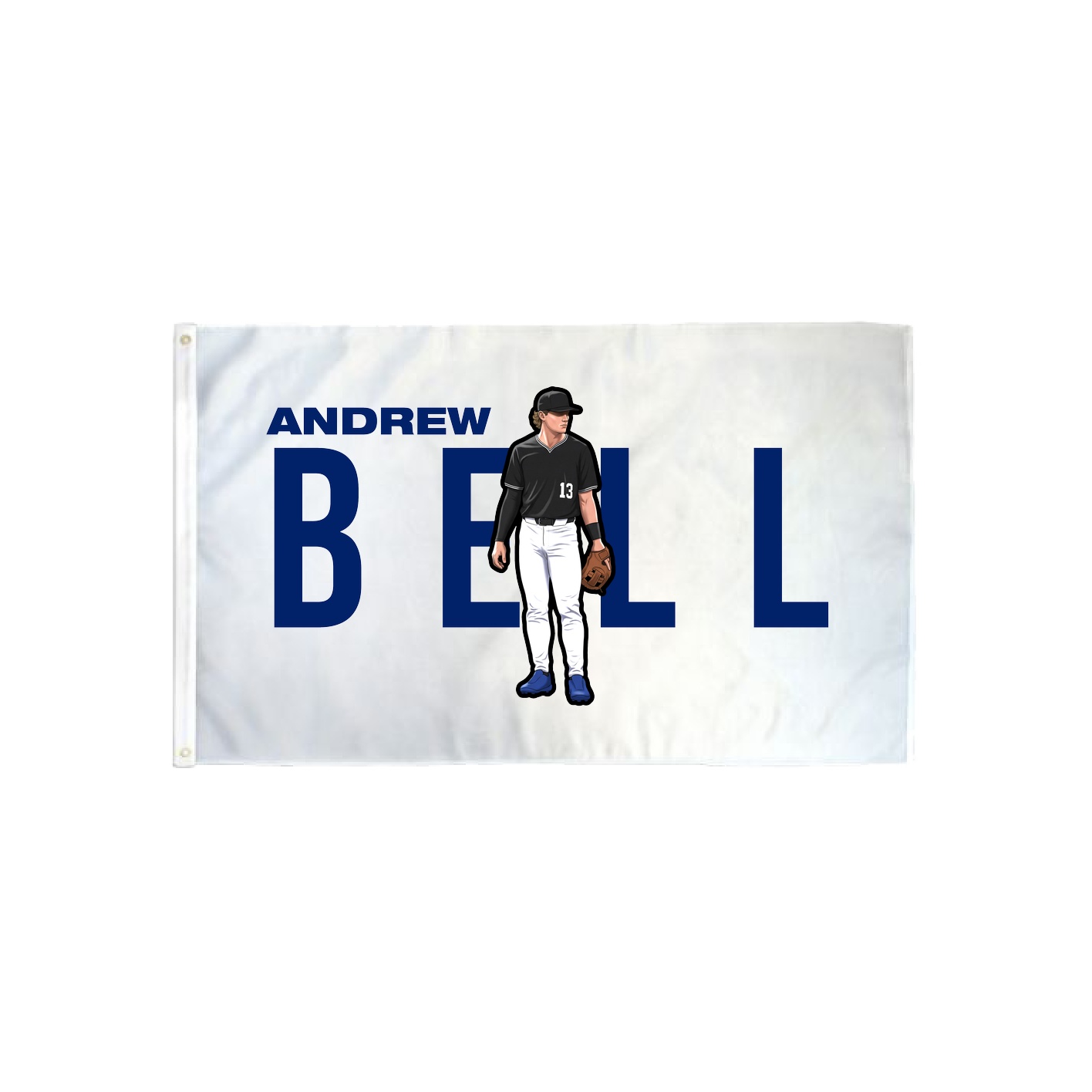 3x5 Flag — Player Name in Classic