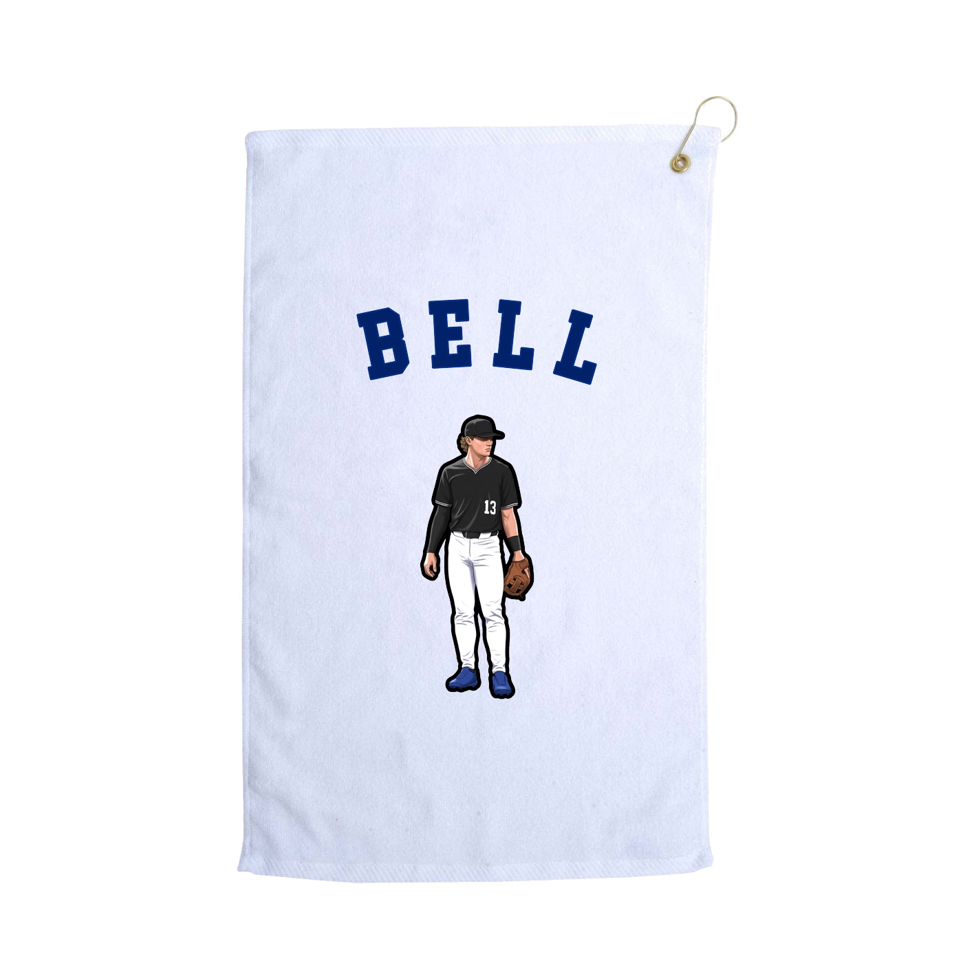 Golf Towel — Shirsey Arch in White