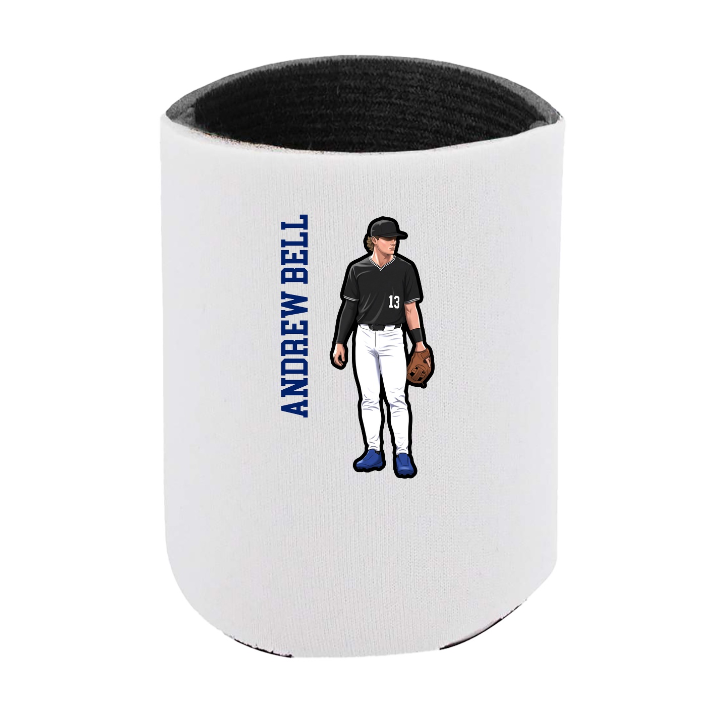 Can Holder — Name Vertical in White