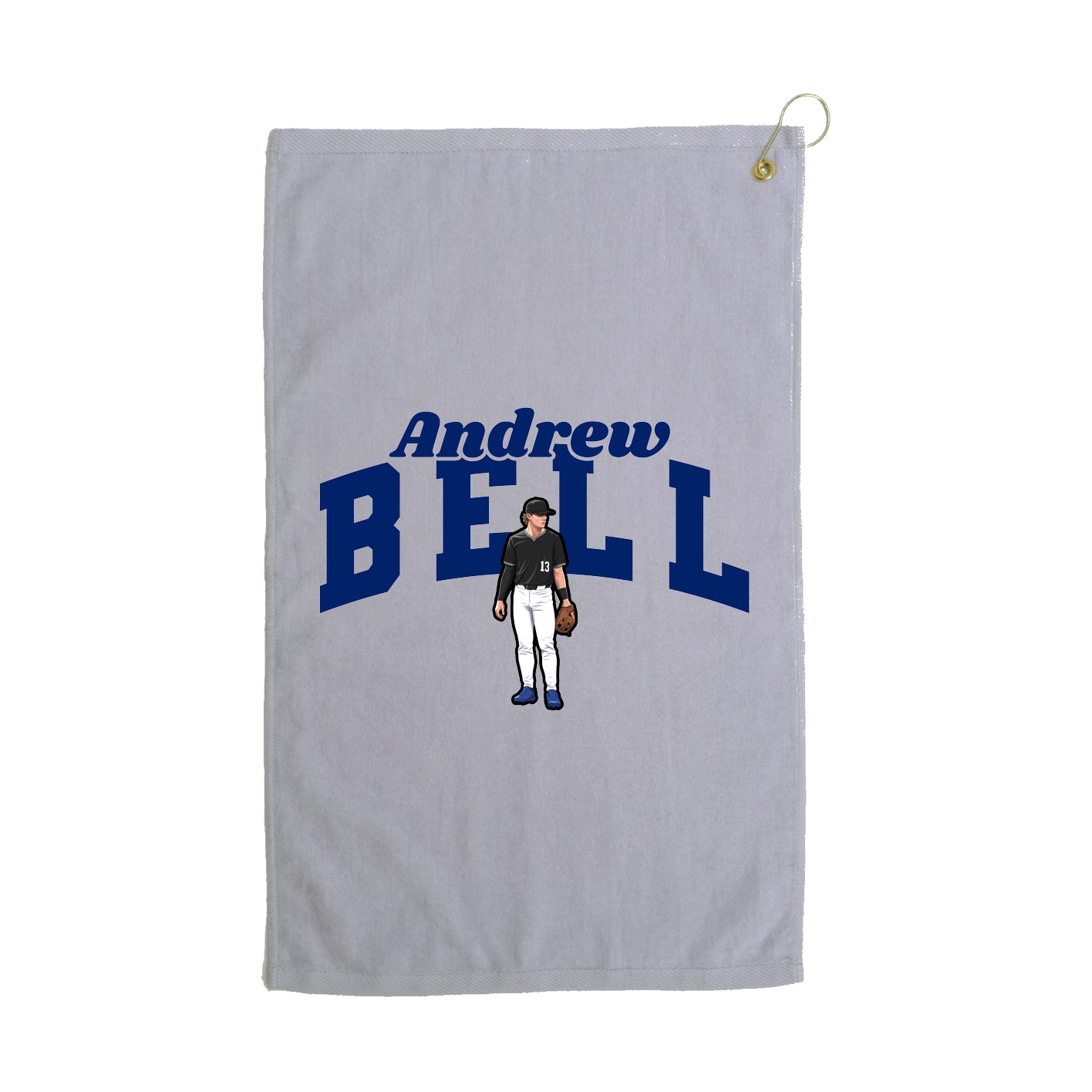 Golf Towel — Signature Arch in Grey