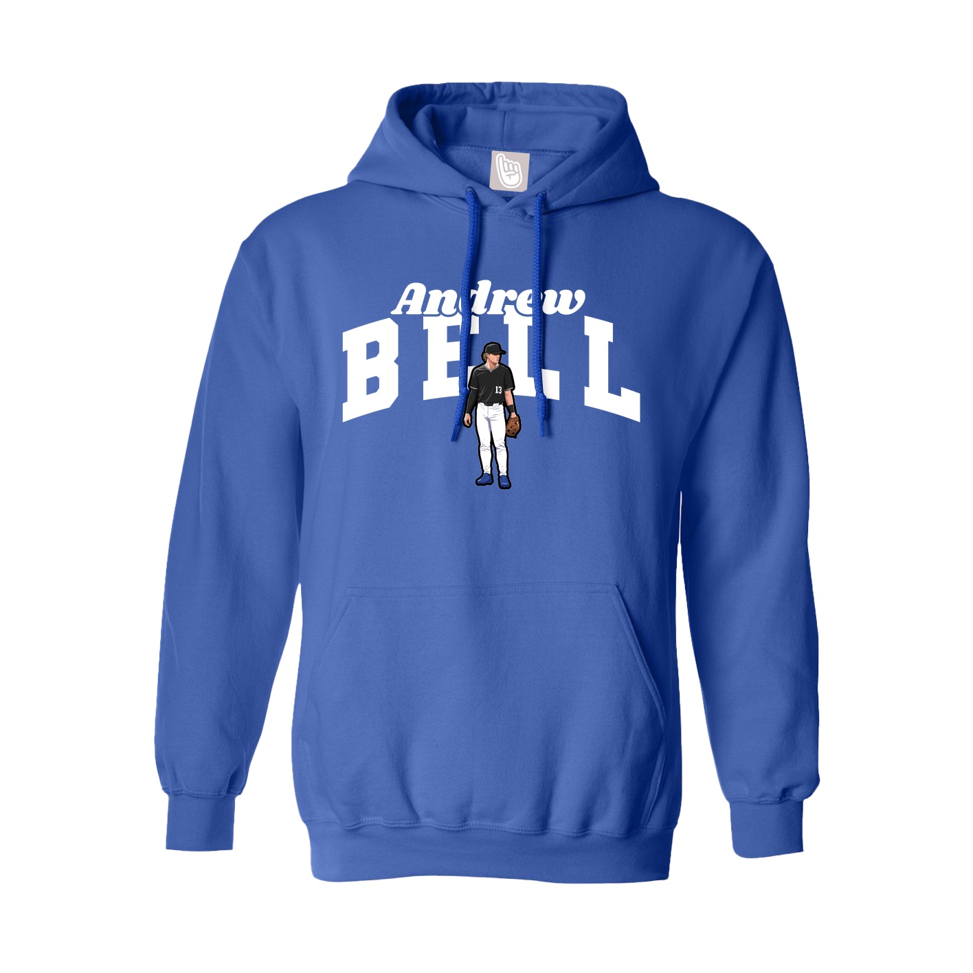 Hoodie — Signature Arch in Royal